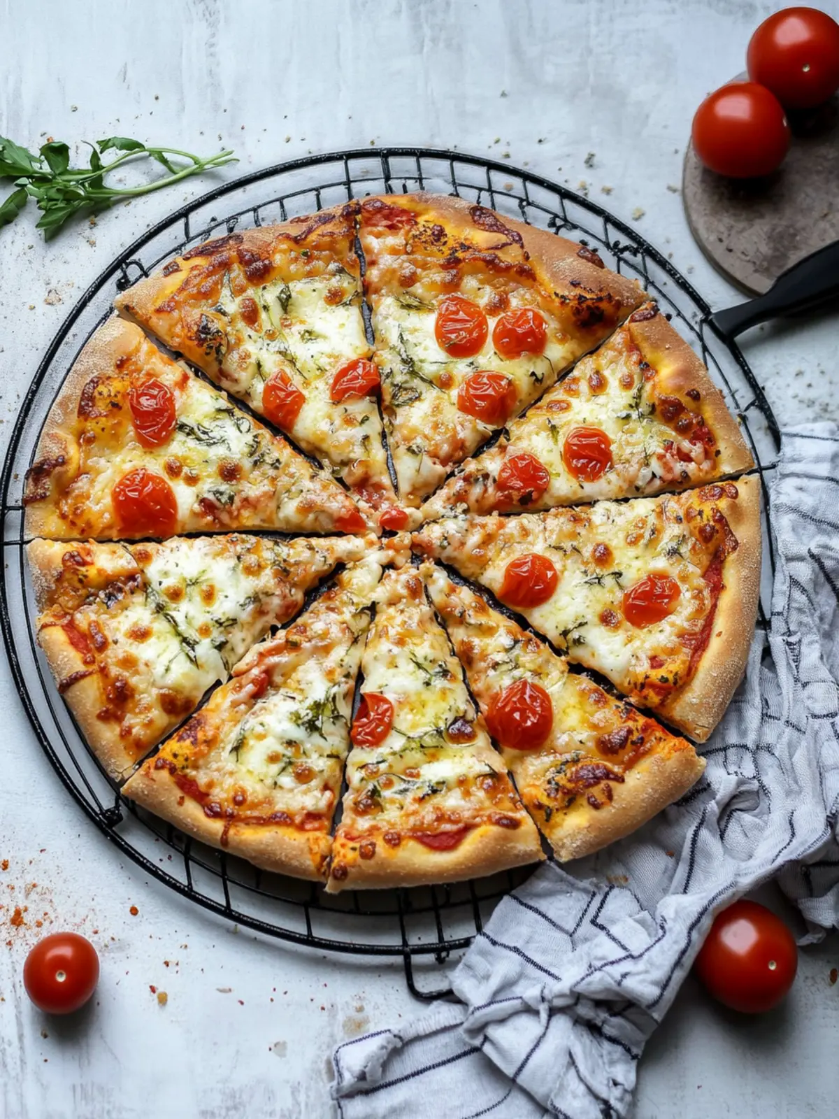 Kreative Low Carb Schüttelpizza für schnelles Wohlfühlessen 2 Low Carb Schüttelpizza