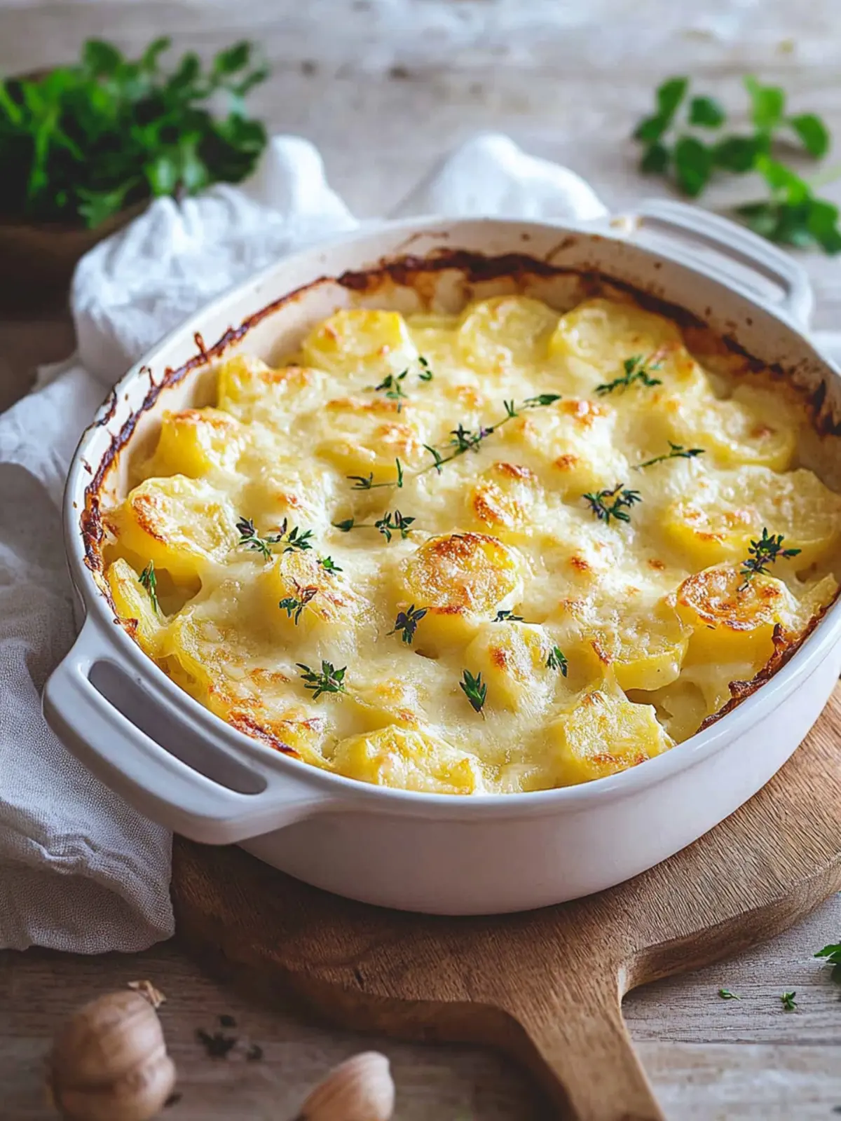 Kartoffel-Blumenkohl-Gratin: Schnelle Seele der Komfortküche 4 Kartoffel-Blumenkohl-Gratin