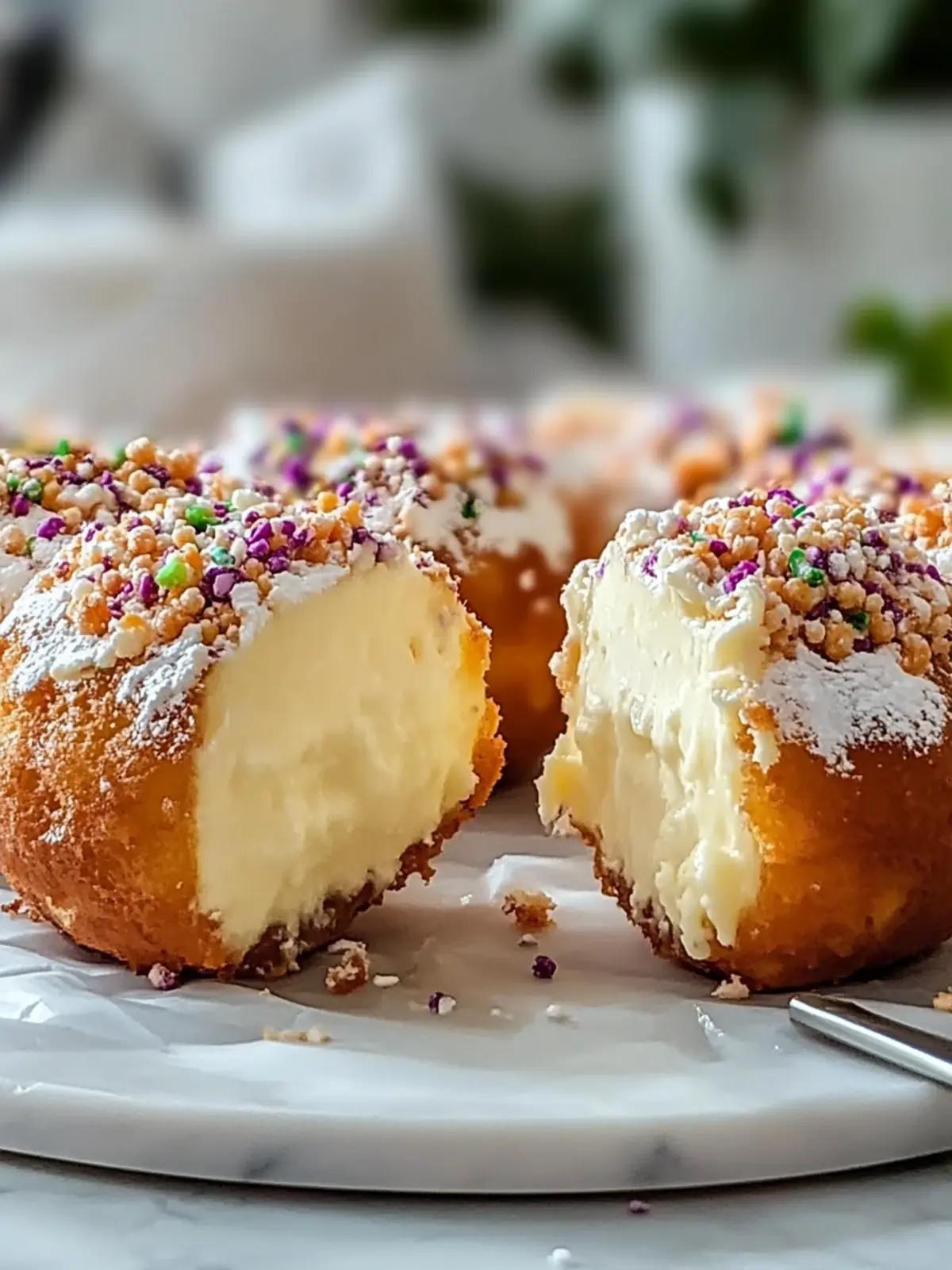 Zarte 10 Minuten Käsekuchen-Kugeln für jeden Anlass 3 10 Minuten Käsekuchen-Kugeln