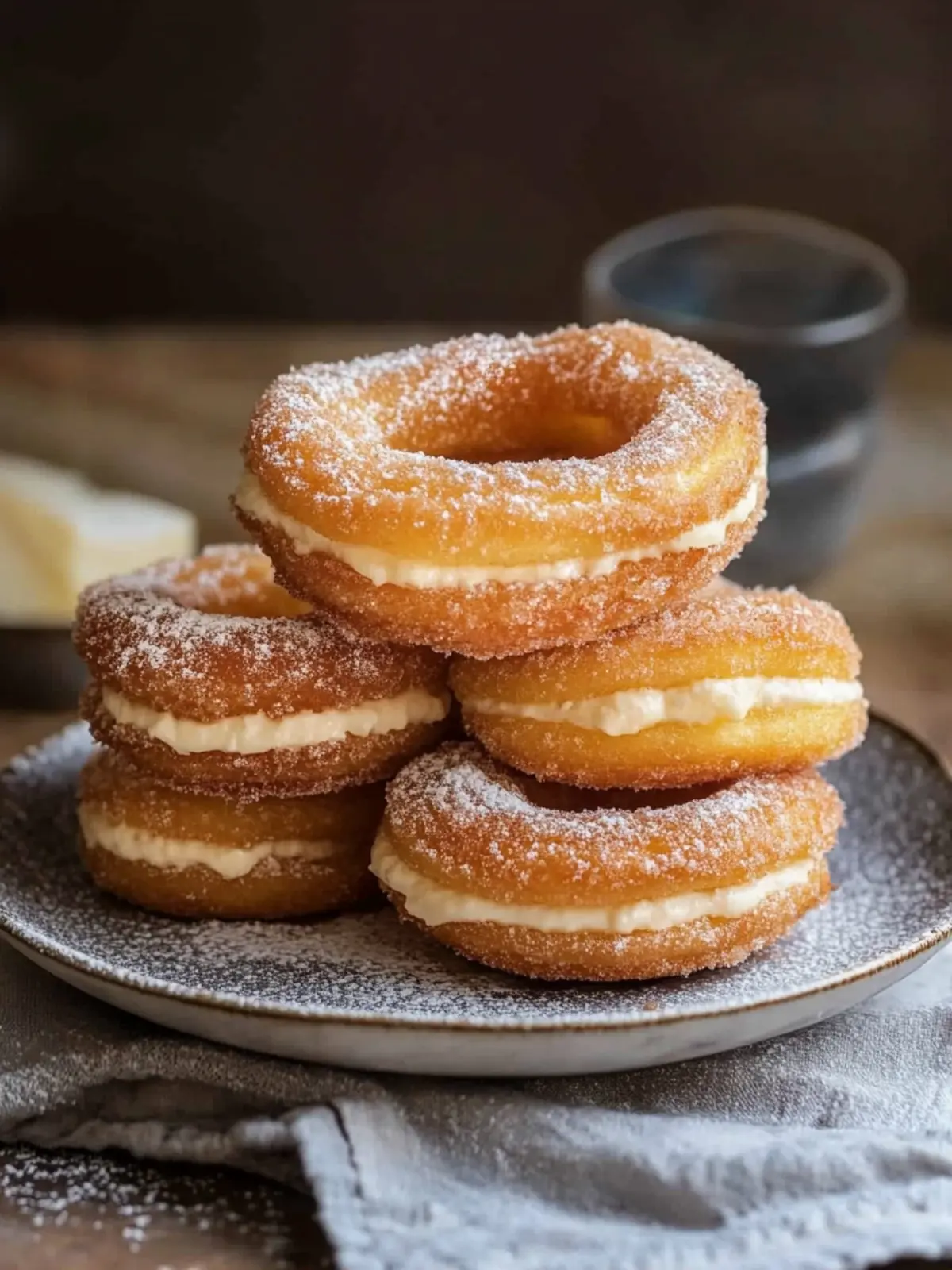 Käsekuchen-gefüllte Churro-Kekse – Genuss in jedem Biss! 3 Käsekuchen-gefüllte Churro-Kekse