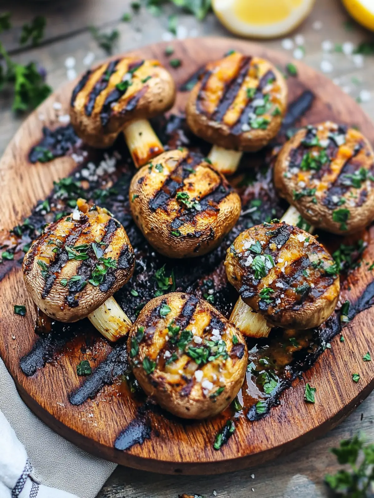 Champignon-Spieße vom Grill: Würzig, gesund und schnell gemacht 4 Champignon-Spieße vom Grill