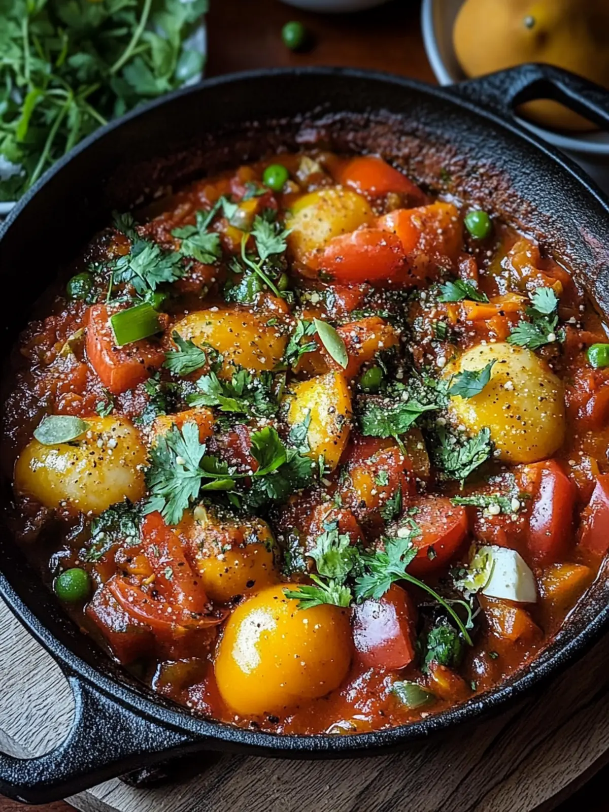 Marokkanische Shakshuka: Würzige Freude in jedem Bissen 4 Marokkanische Shakshuka
