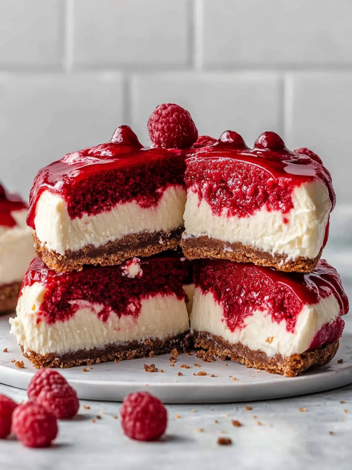 Käsekuchen gefüllte rote Samt Kekse für süße Genussmomente 2 Käsekuchen gefüllte rote Samt Kekse