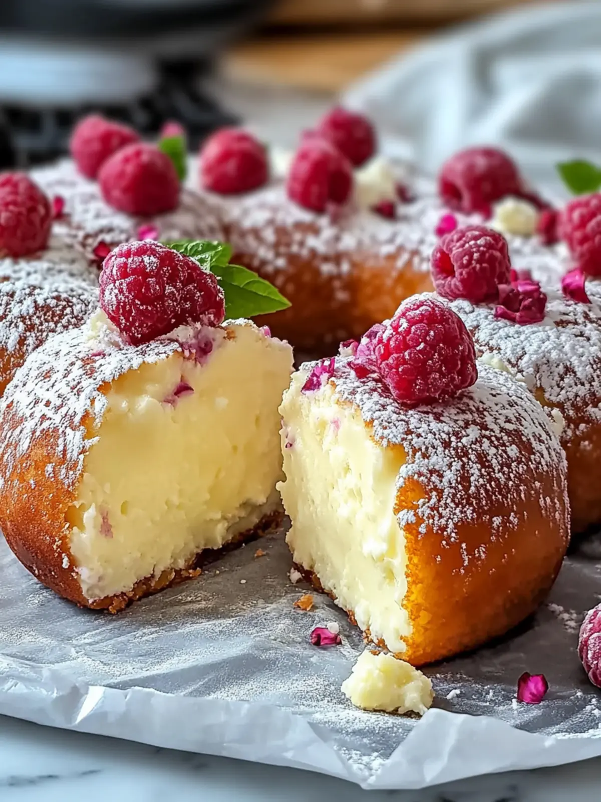 Zarte 10 Minuten Käsekuchen-Kugeln für jeden Anlass 4 10 Minuten Käsekuchen-Kugeln