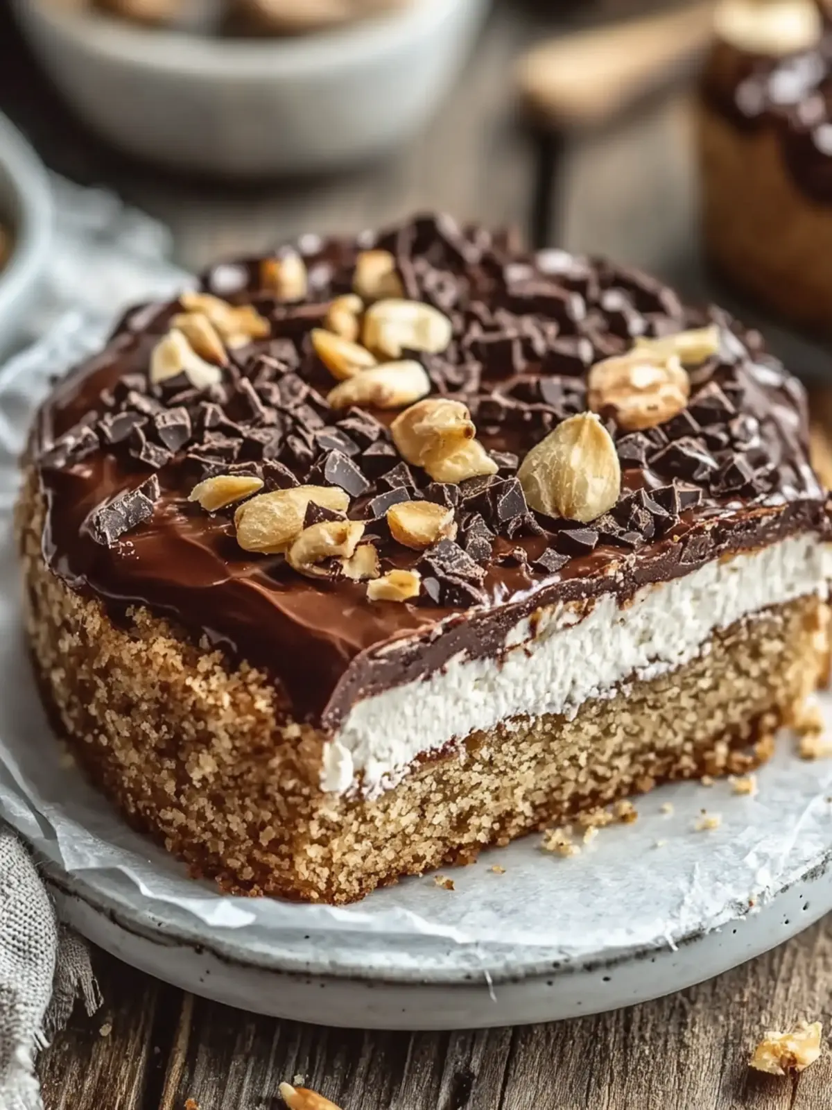 Schoko Haferflocken Kuchen – Der gesunde Naschspaß! 4 Schoko Haferflocken Kuchen