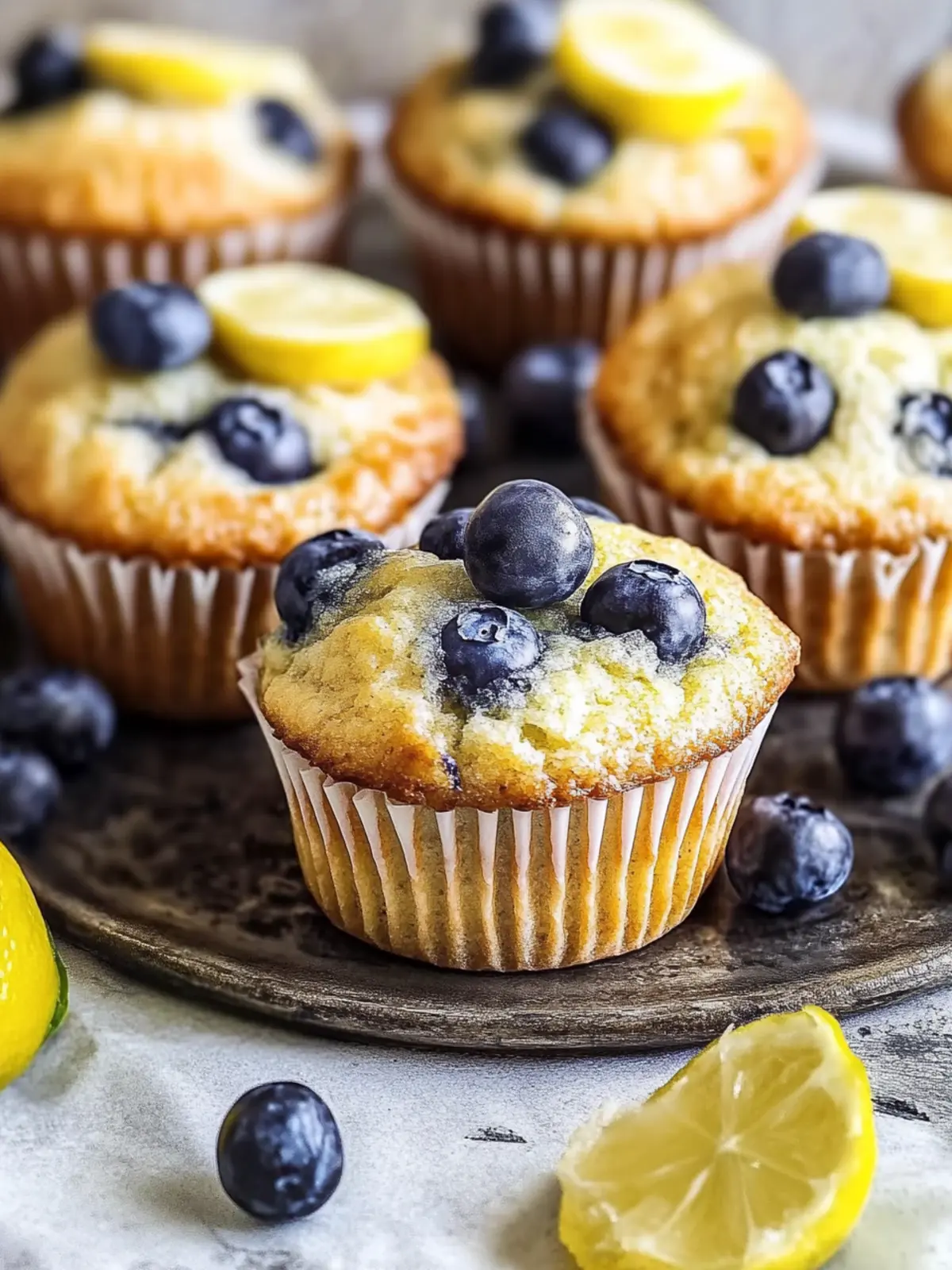 Heidelbeer-Zitronen-Mohn-Muffins für ein perfektes Frühstück 2 Heidelbeer-Zitronen-Mohn-Muffins
