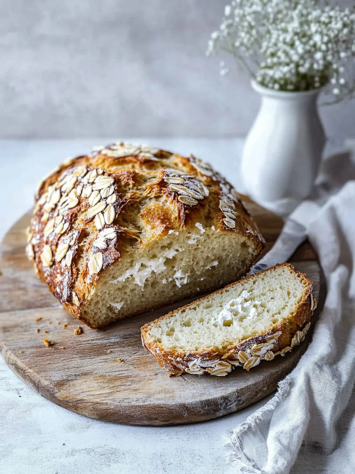 Haferflockenbrot mit Quark – Proteinreicher Genuss für Frühstück 5 Haferflockenbrot mit Quark