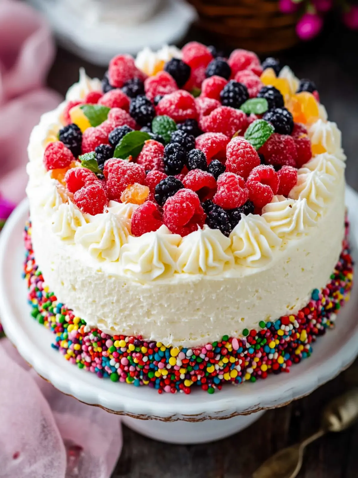 Hausgemachter Funfetti-Kuchen für bunte Feiern zaubern 2 Hausgemachter Funfetti-Kuchen
