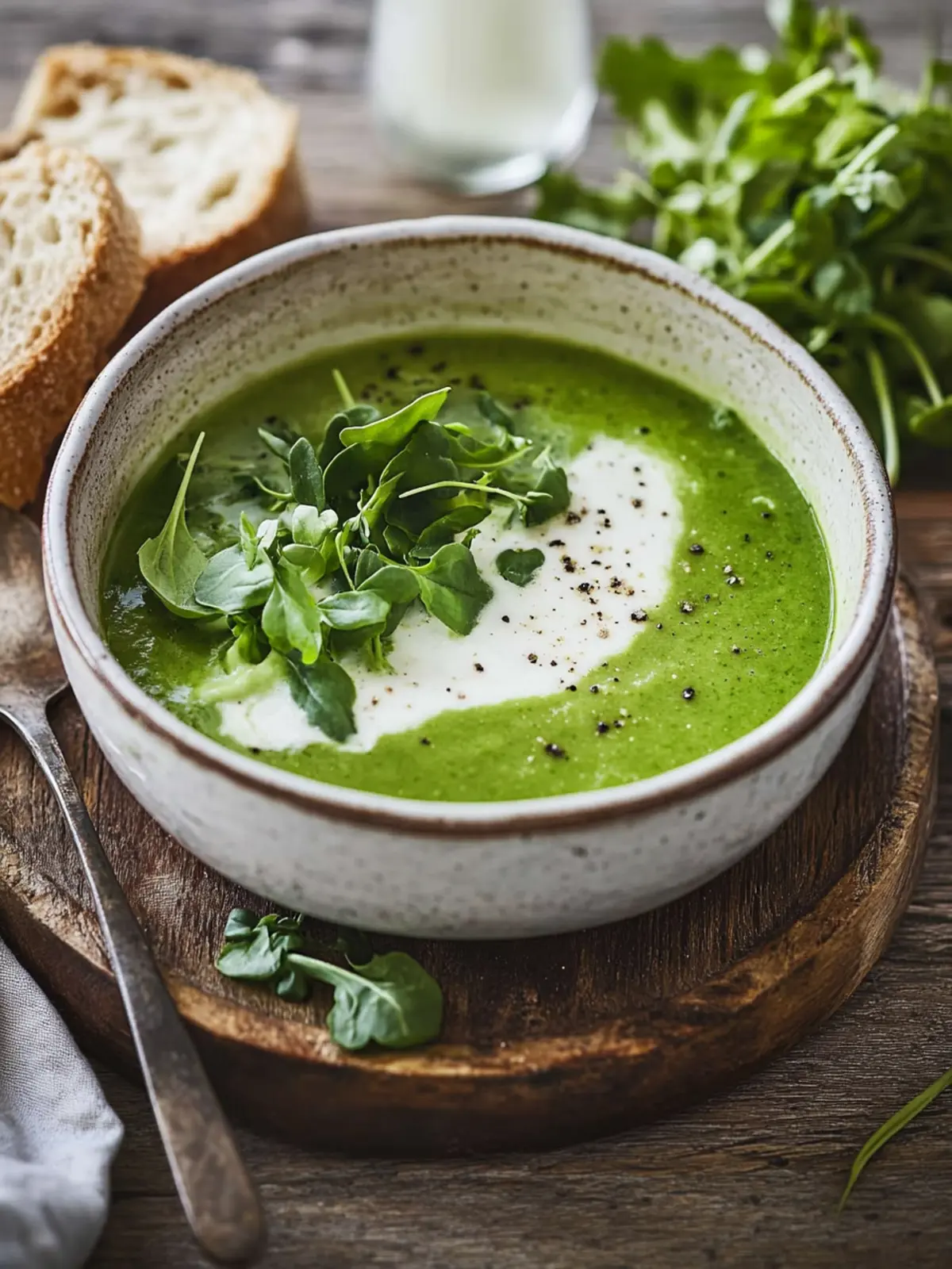 Sahnige Rucola-Suppe: Gesund, Einfach und Köstlich! 2 Rucola-Suppe