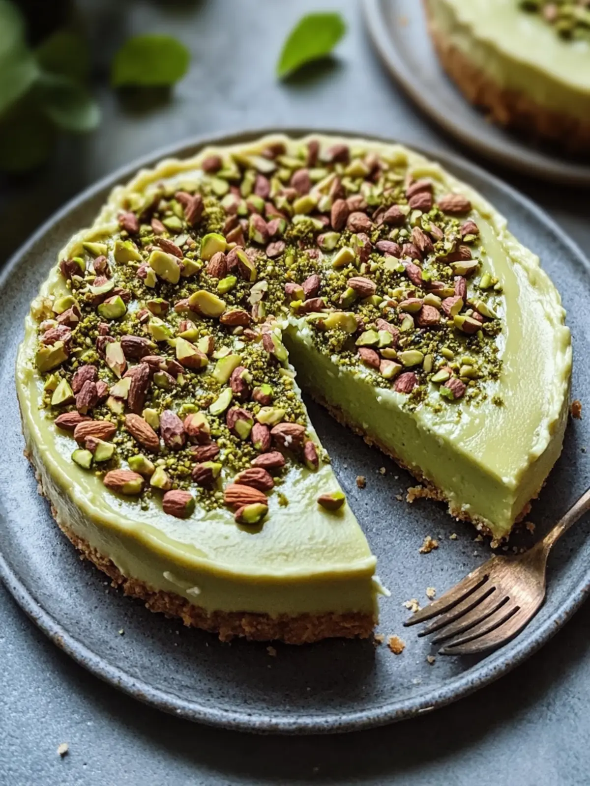 Pistazien-Käsekuchen mit Pistazien-Topping – Ein cremiger Genuss 5 Pistazien-Käsekuchen mit Pistazien-Topping