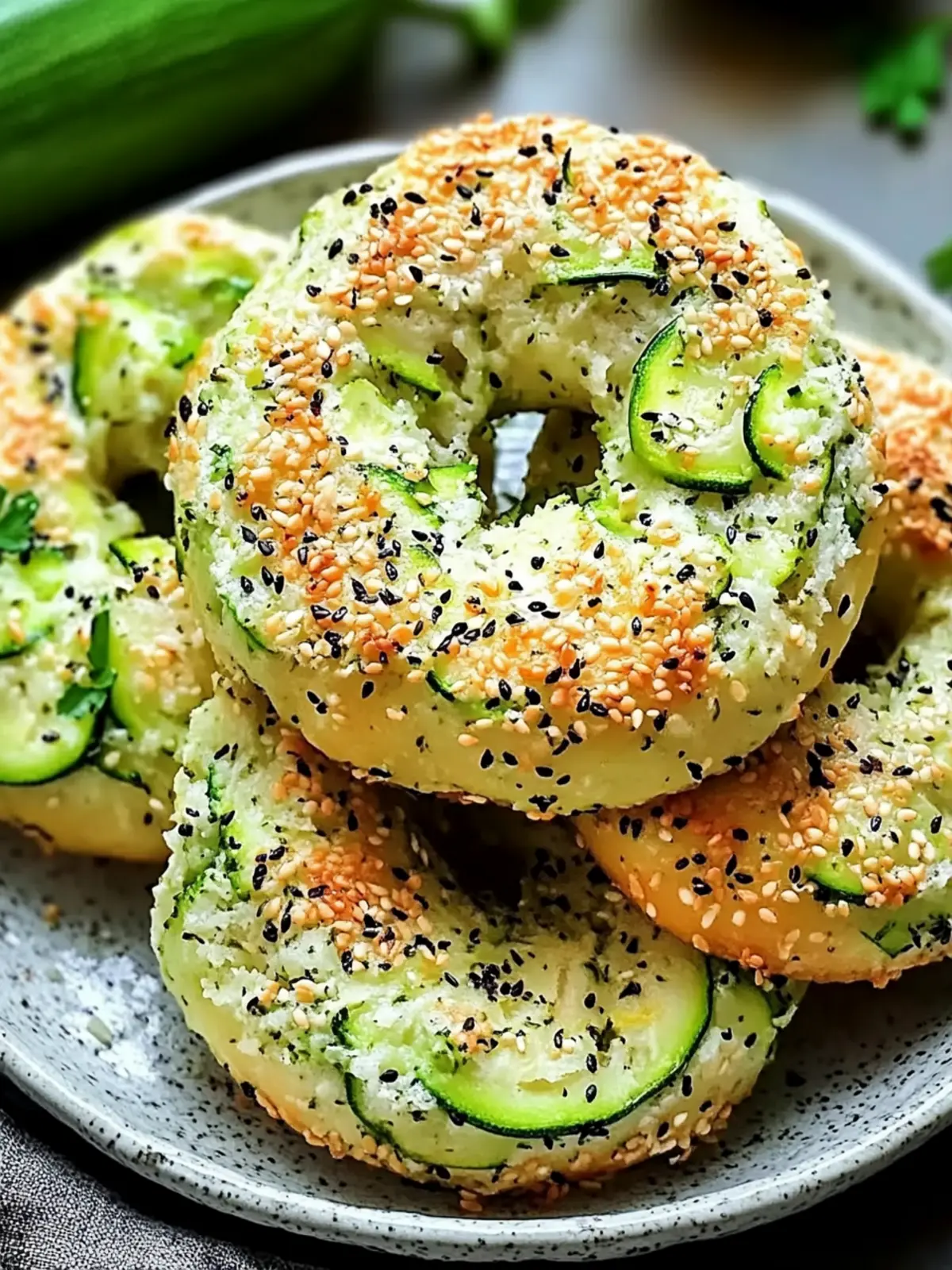 Zucchini Bagels: Der leckere, glutenfreie Snack für jeden Tag 3 Zucchini Bagels