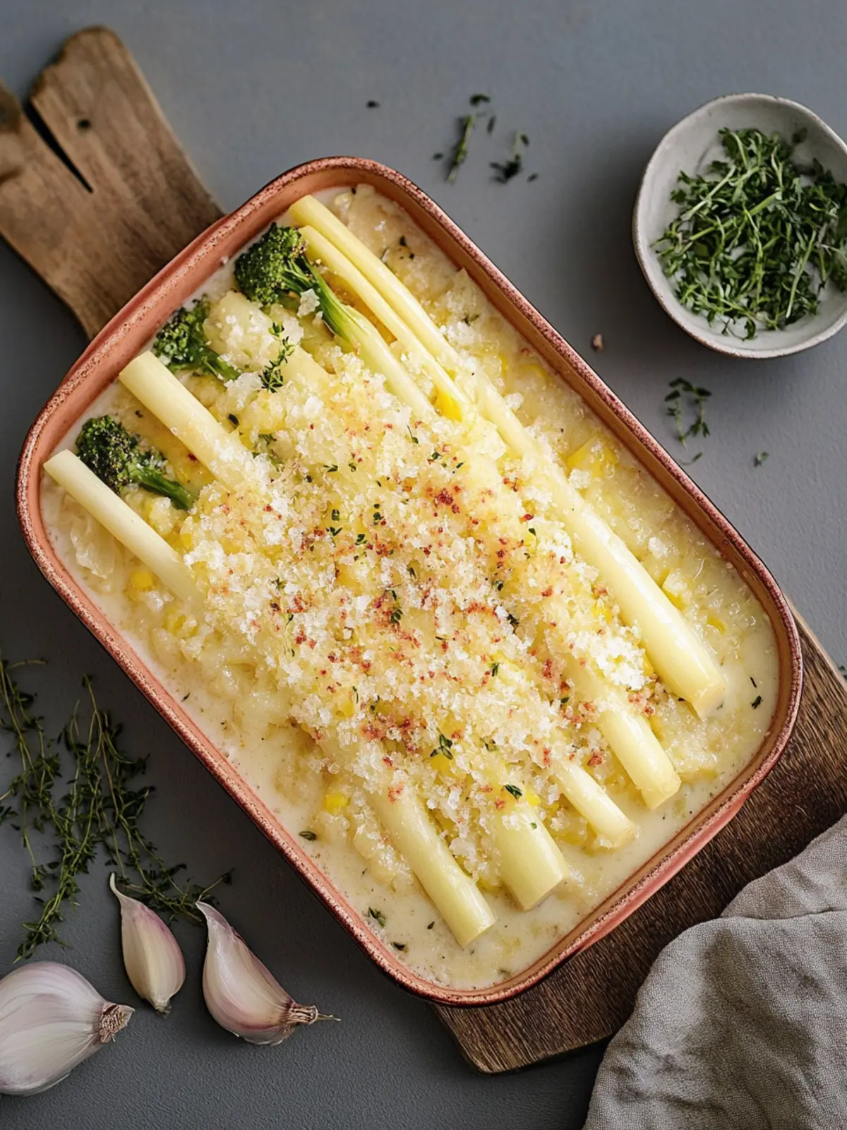 Spargelauflauf: Cremige Gaumenfreude für die ganze Familie 2 Spargelauflauf