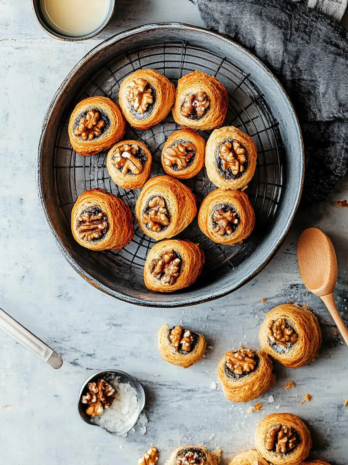 Nuss- und Mohnschnecken: Fluffige Köstlichkeiten für jeden Anlass 4 Nuss- und Mohnschnecken