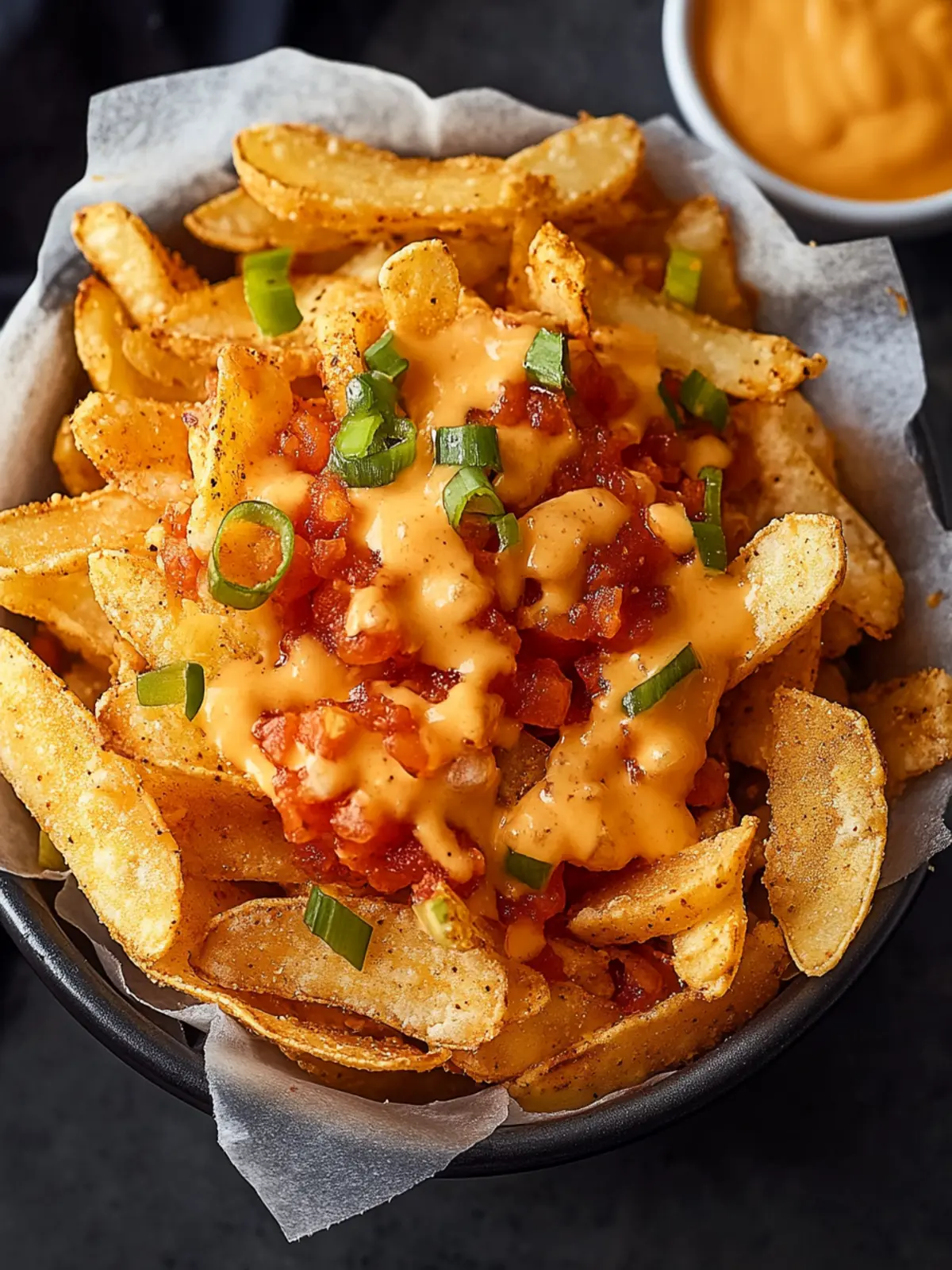 Köstliche Taco Bell Nacho Pommes mit cremigem Käsedip 5 Taco Bell Nacho Pommes