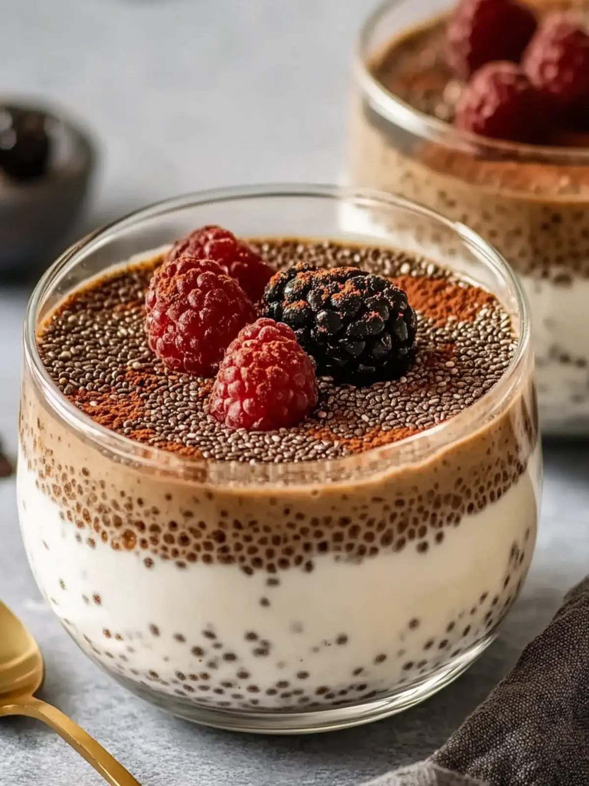 Tiramisu Chia Pudding mit griechischem Joghurt Genuss leicht gemacht 3 Tiramisu Chia Pudding mit griechischem Joghurt Genuss
