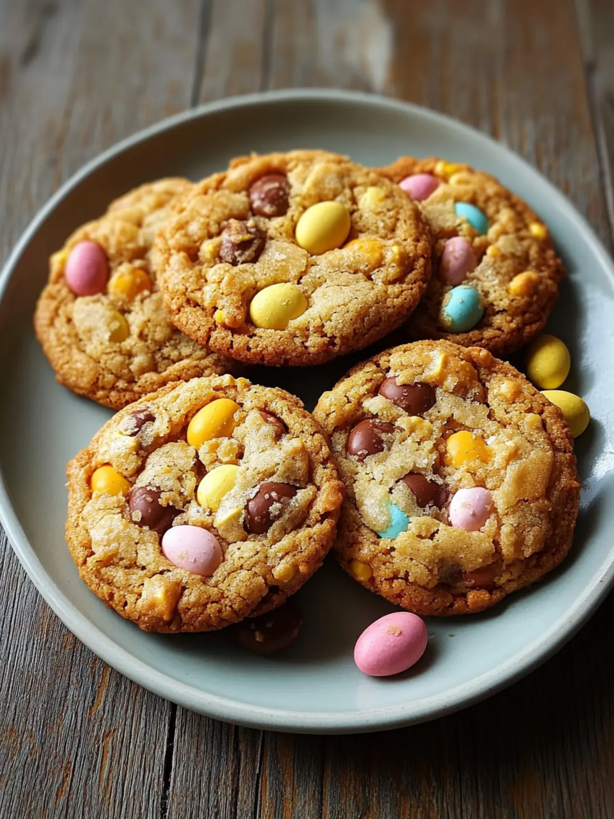 Crispy Cookies mit Cadbury Mini Eggs – Der perfekte Ostergenuss! 5 Crispy cookies with Cadbury mini eggs