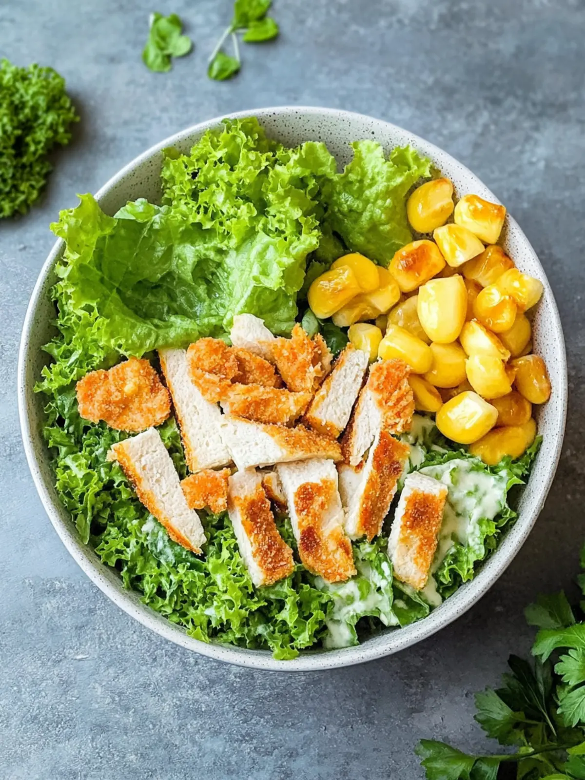 Krosse Caesar-Hähnchen-Bowl für gesunde Genießer 3 Caesar-Hähnchen-Bowl