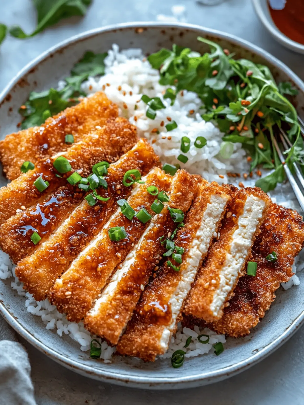 Köstliches Tofu Katsu: Vegane Freude mit knuspriger Kruste 2 Tofu Katsu