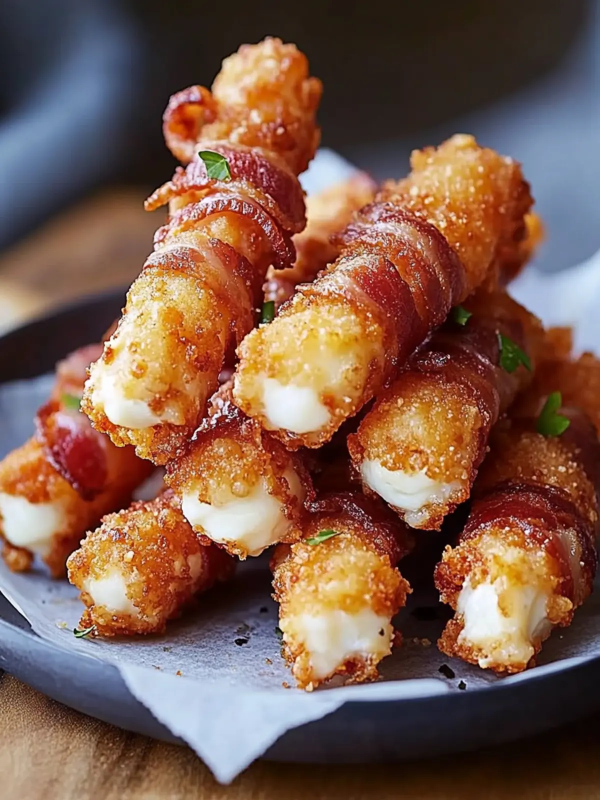 Knusprige Speck-Mozzarella-Sticks – Dein neuer Party-Hit 5 Knusprige Speck-Mozzarella-Sticks