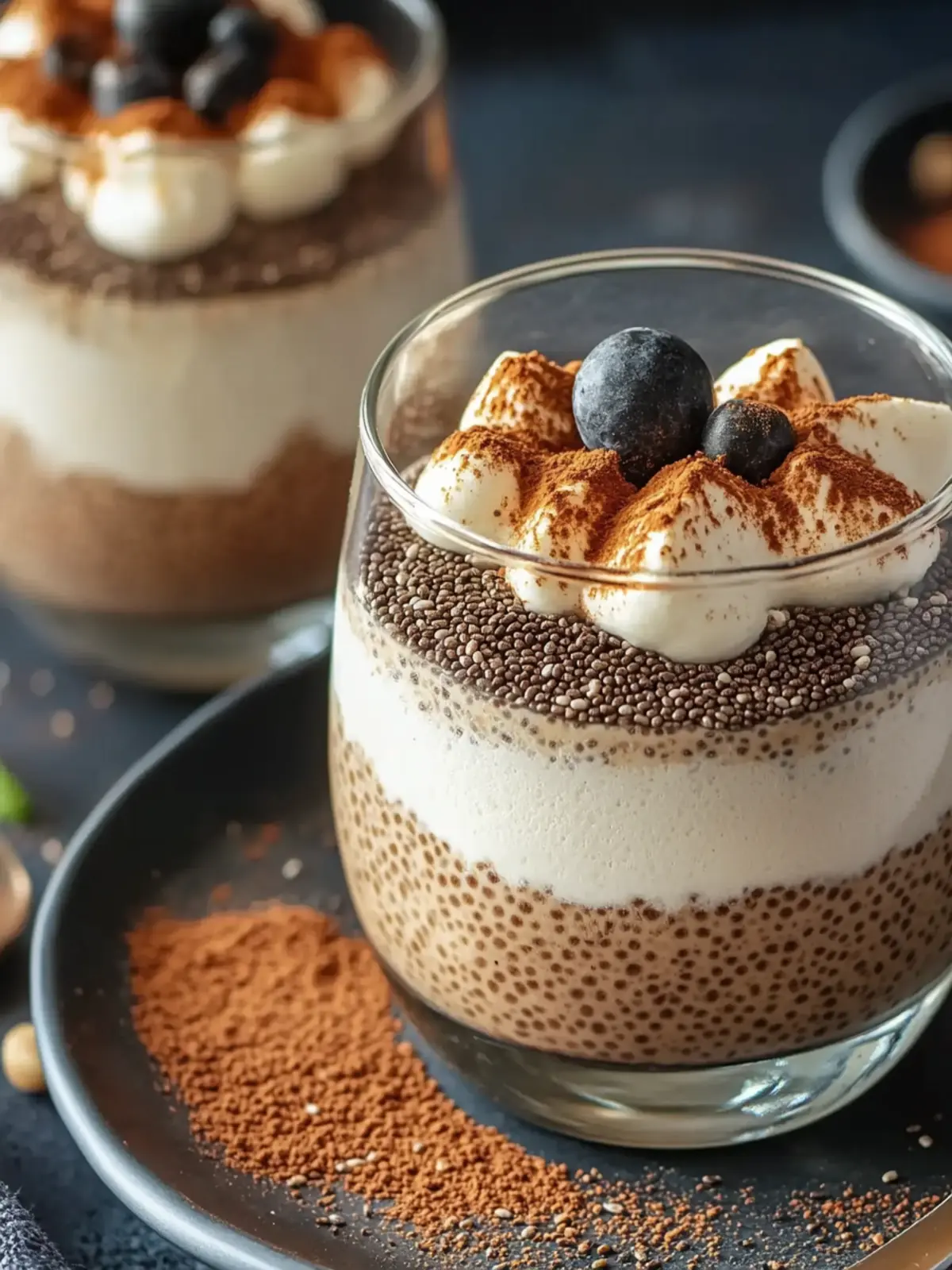Tiramisu Chia Pudding mit griechischem Joghurt Genuss leicht gemacht 2 Tiramisu Chia Pudding mit griechischem Joghurt Genuss