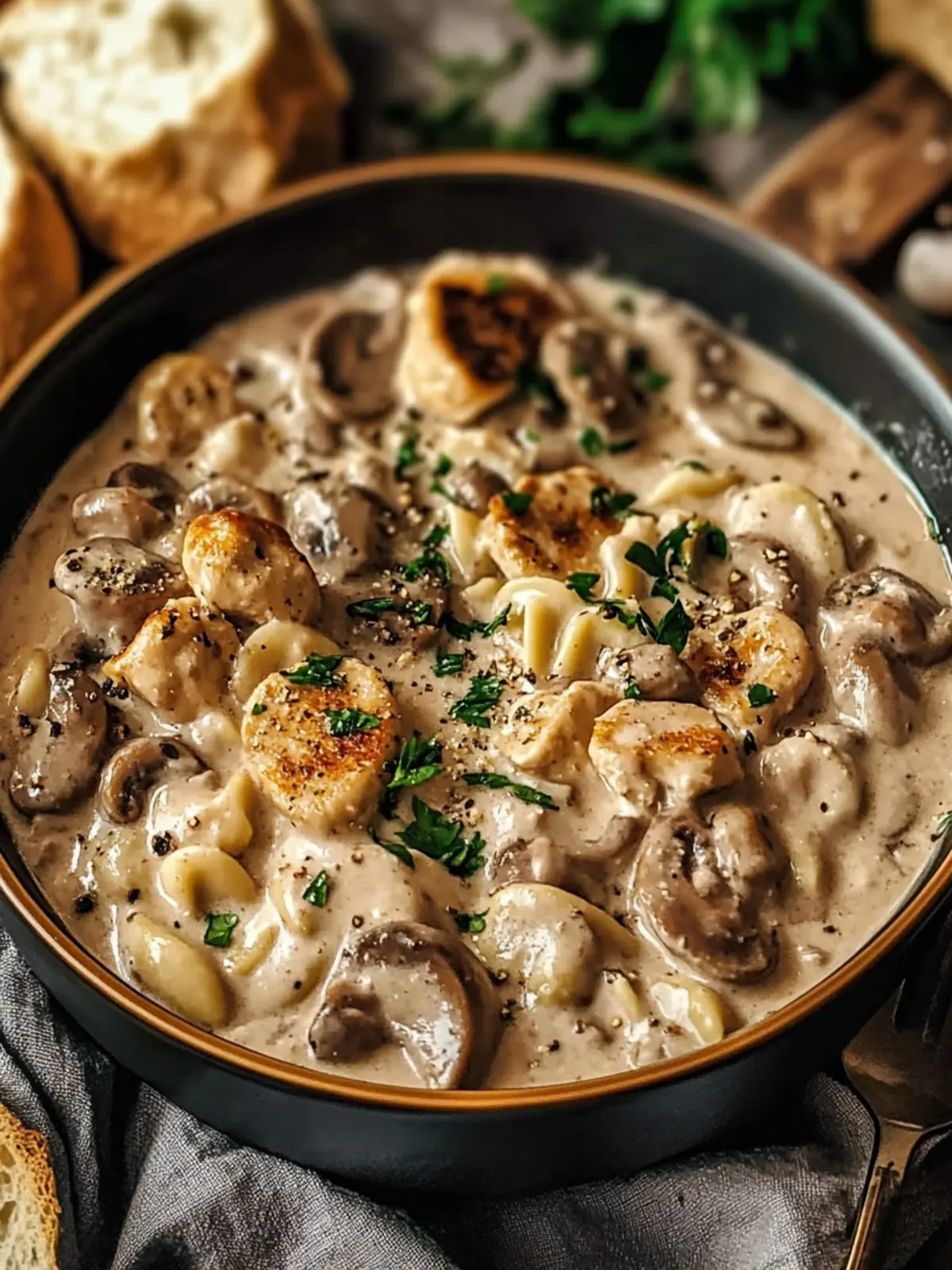 Reiche Hühner-Stroganoff: Schnelles Familienessen in 30 Minuten 5 Reiche Hühner-Stroganoff