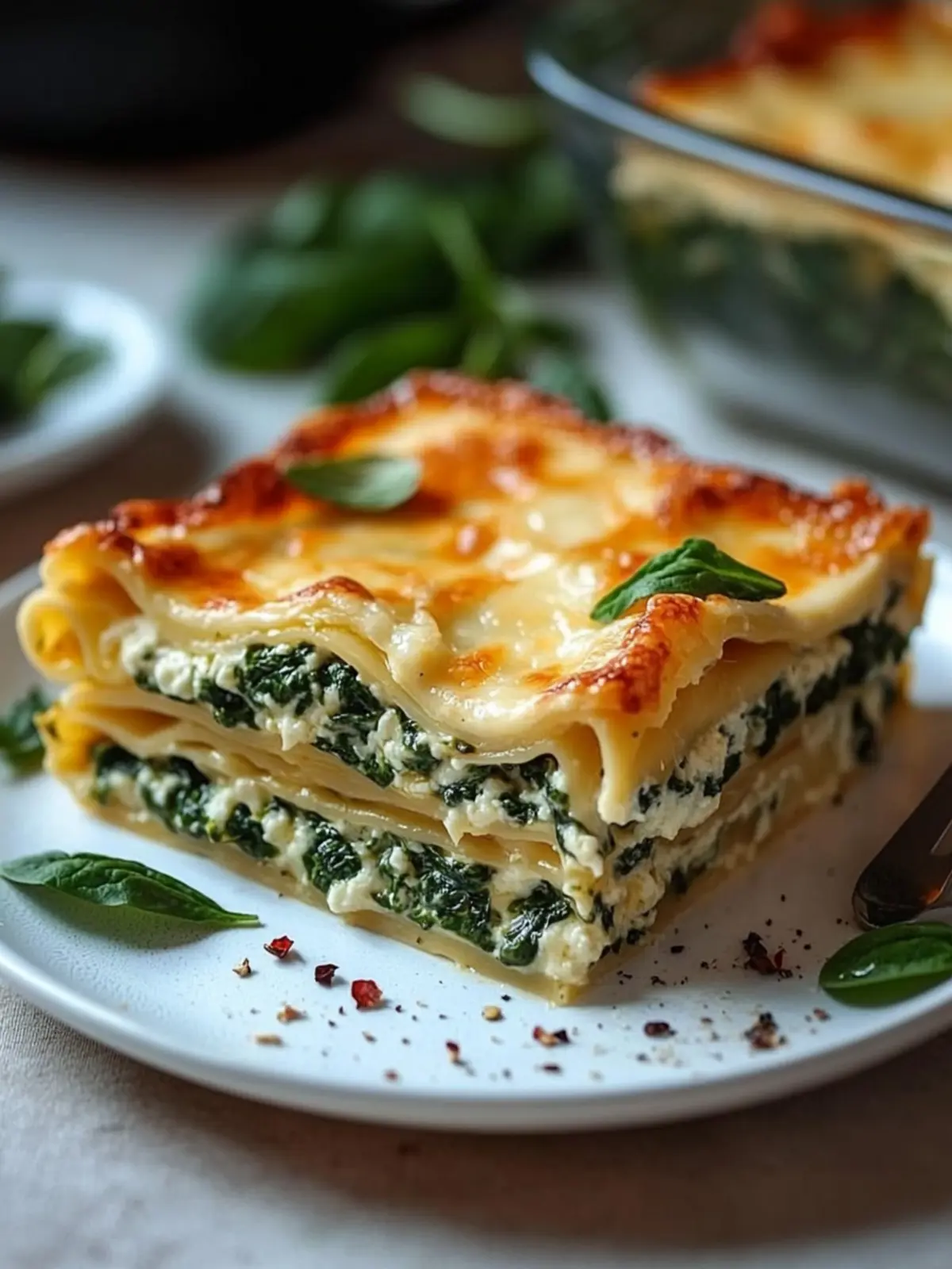 Cremige Spinat Lasagne Rezept Vegetarisch – Der Hit für Familien! 3 Cremige Spinat Lasagne Rezept Vegetarisch