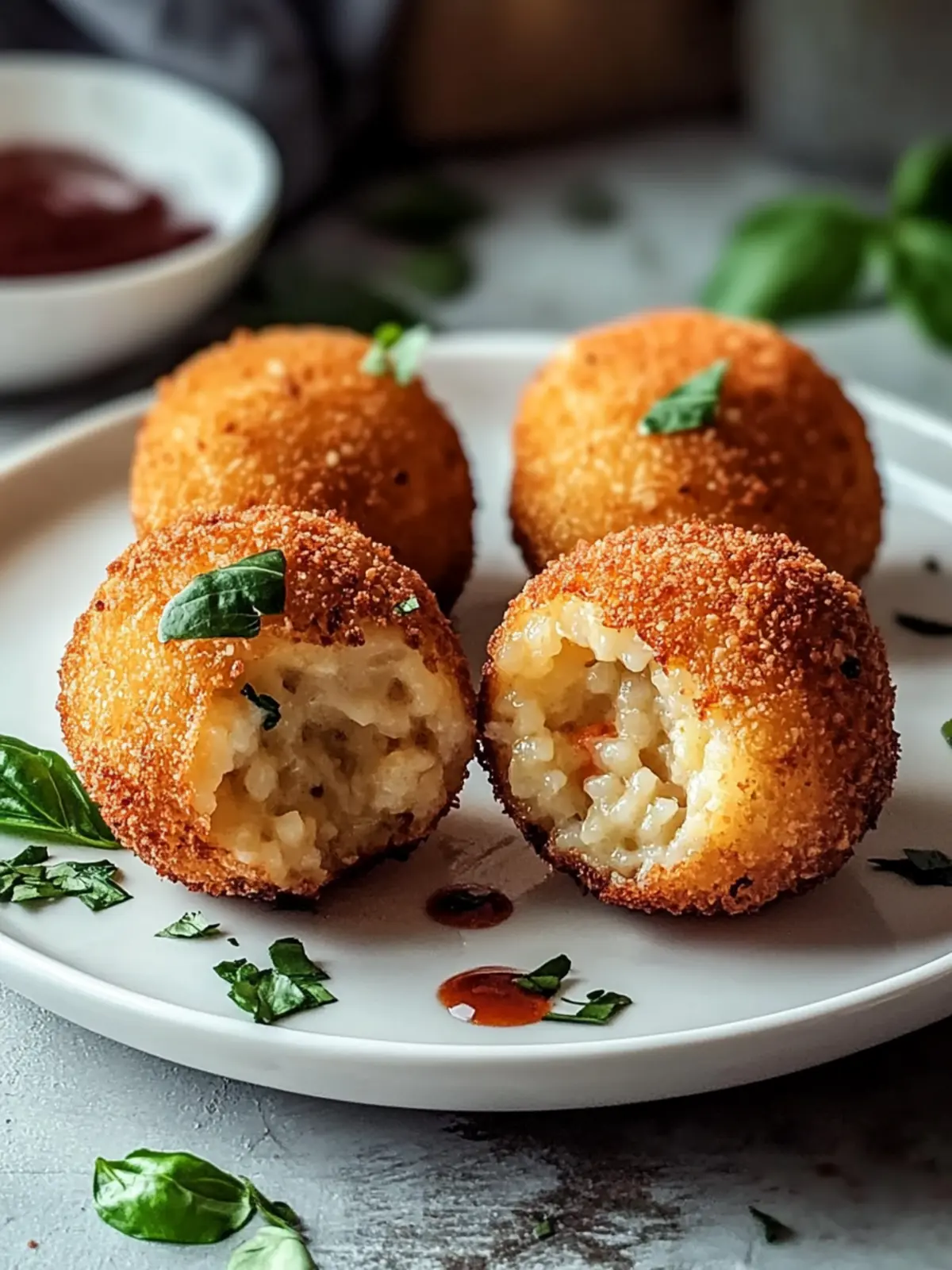 Gesunde gebackene Arancini: Der perfekte Snack für Gourmets 4 Gesunde gebackene Arancini