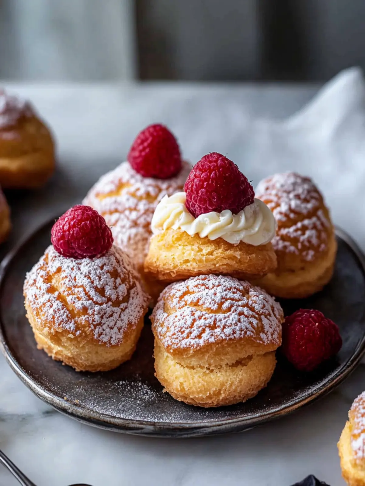Herz Choux au Craquelin: Leckeres Valentinstags-Dessert 3 Herz Choux au Craquelin