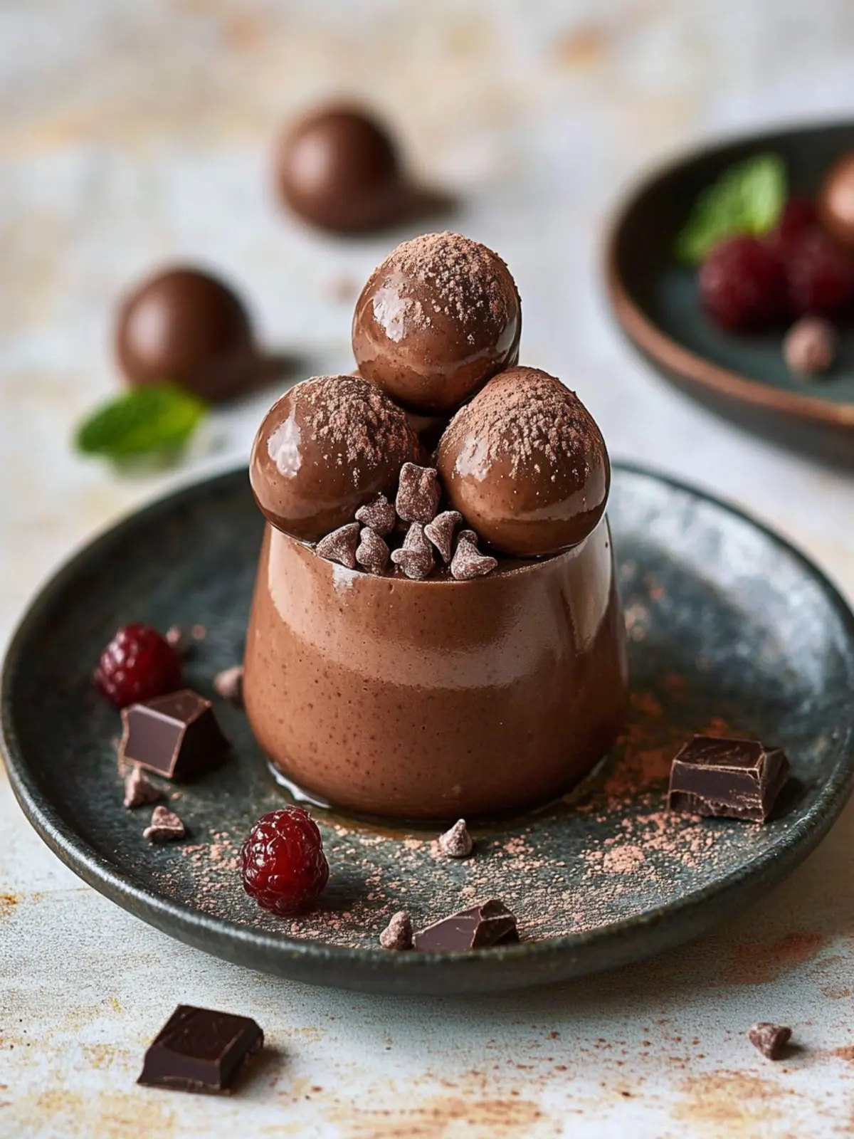 Vegane Schokopralinen