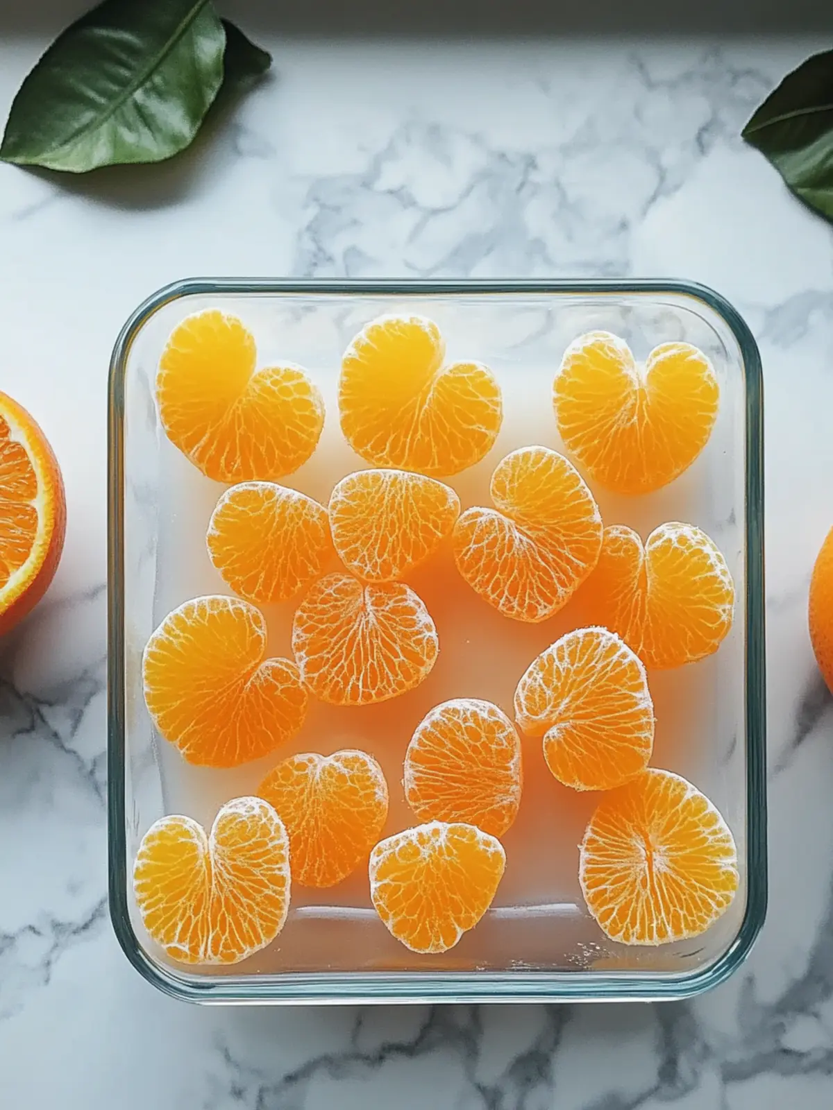 Erfrischende Orangensaft-Gummis: Gesund und einfach selbstgemacht 3 Orangensaft-Gummis