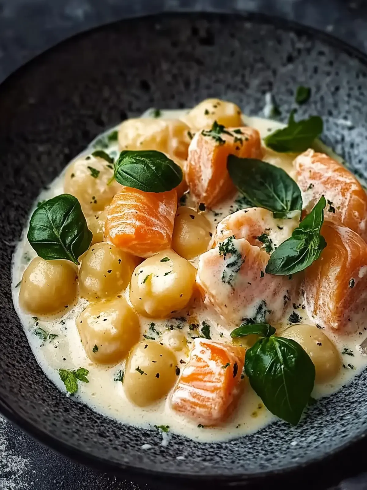 Cremige Lachs-Gnocchi in 25 Minuten – Schnell und Köstlich 4 Cremige Lachs-Gnocchi