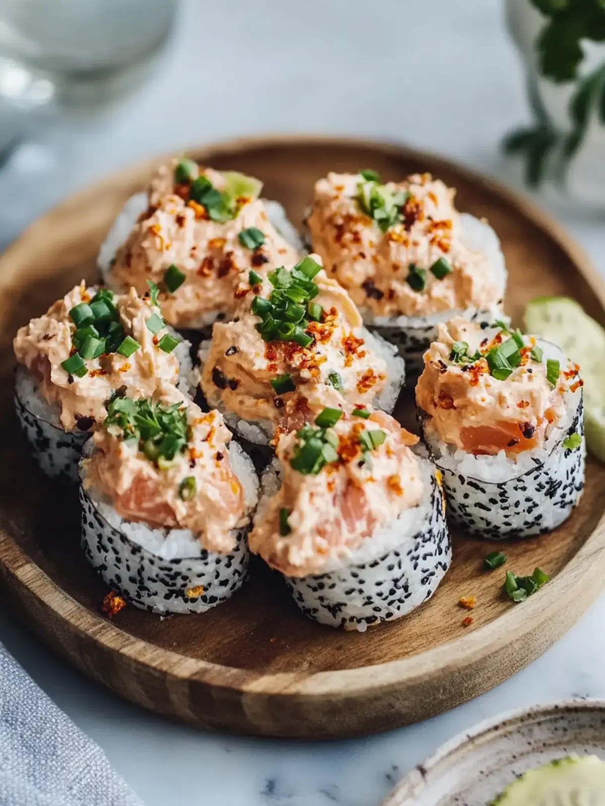 Scharfe Thunfisch-Vulkanrollen: Ein Feuerwerk der Aromen 2 Scharfe Thunfisch-Vulkanrollen