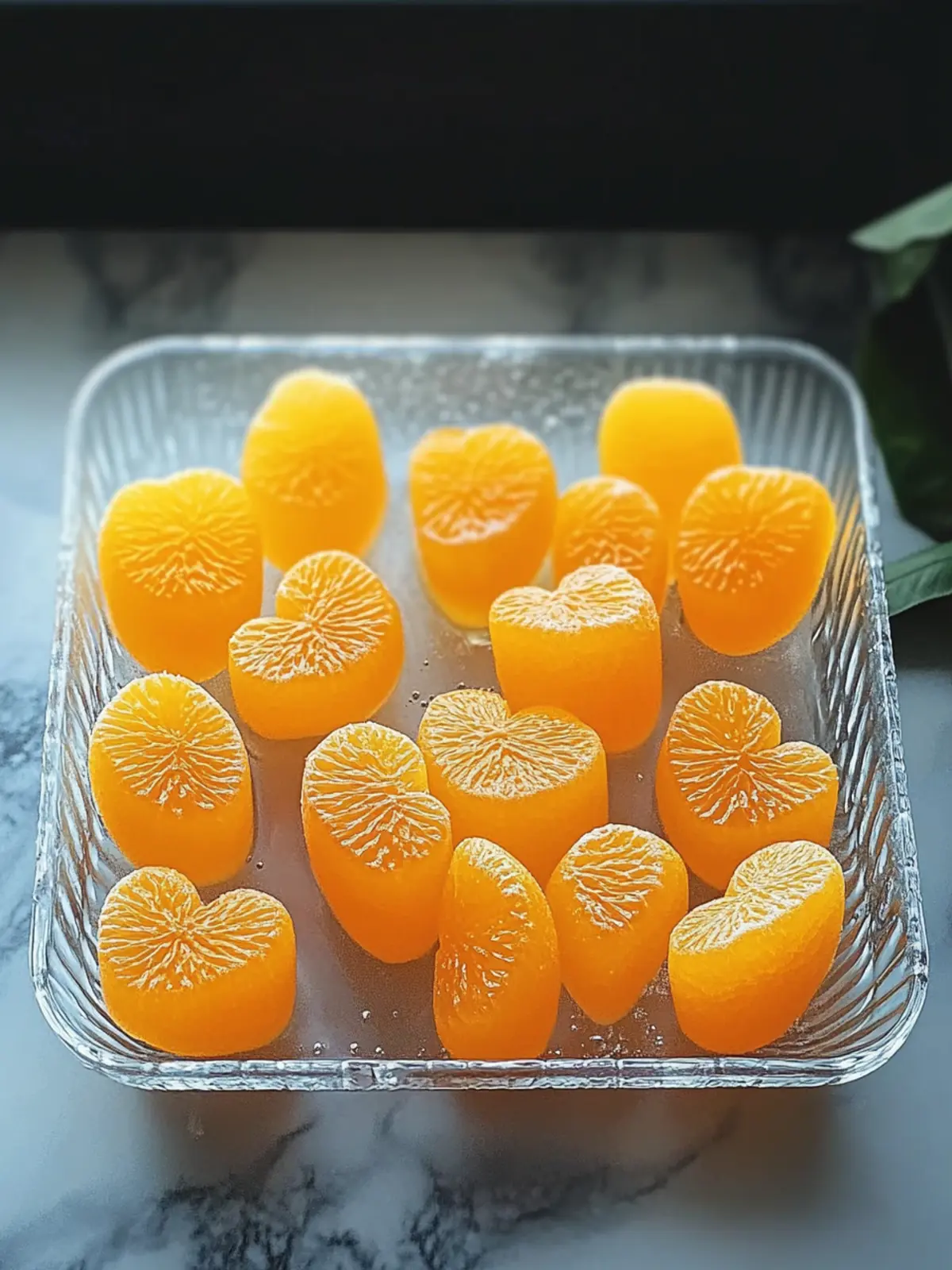 Erfrischende Orangensaft-Gummis: Gesund und einfach selbstgemacht 5 Orangensaft-Gummis