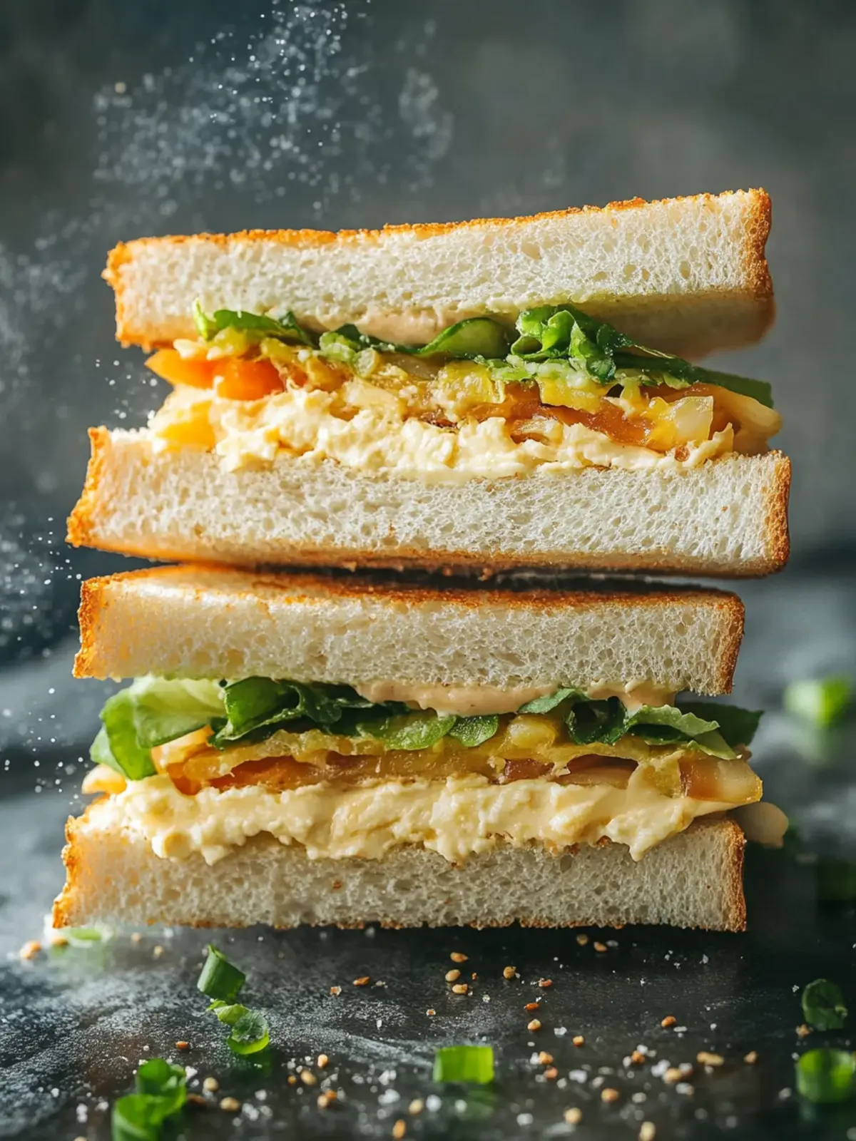 Eiersandwich neu definiert: Cremige Tamago Sando Idee 3 Eiersandwich
