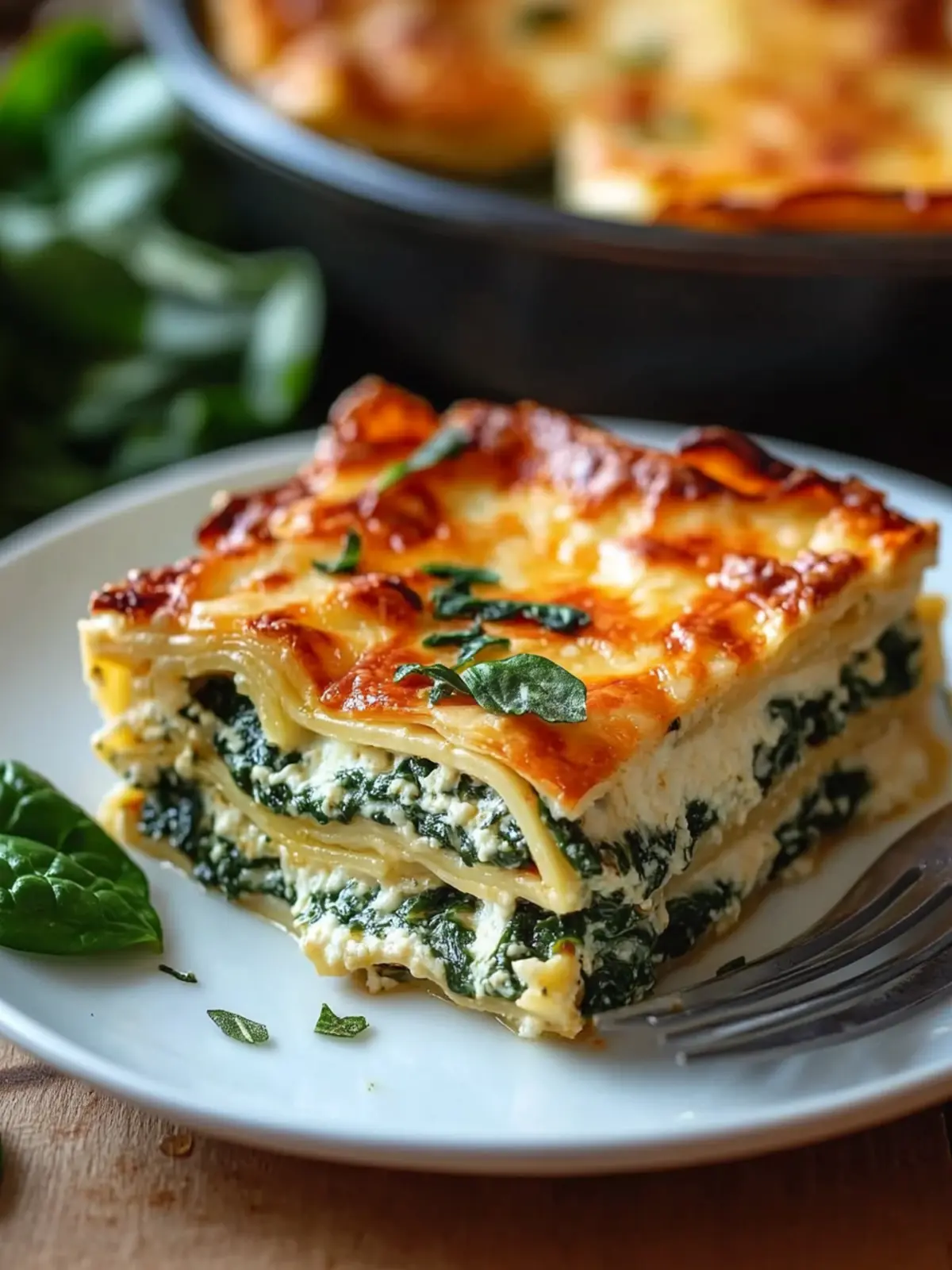 Cremige Spinat Lasagne Rezept Vegetarisch – Der Hit für Familien! 2 Cremige Spinat Lasagne Rezept Vegetarisch