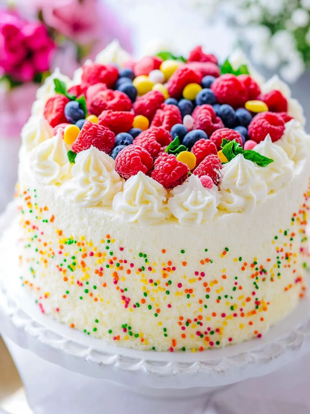 Hausgemachter Funfetti-Kuchen für bunte Feiern zaubern 3 Hausgemachter Funfetti-Kuchen