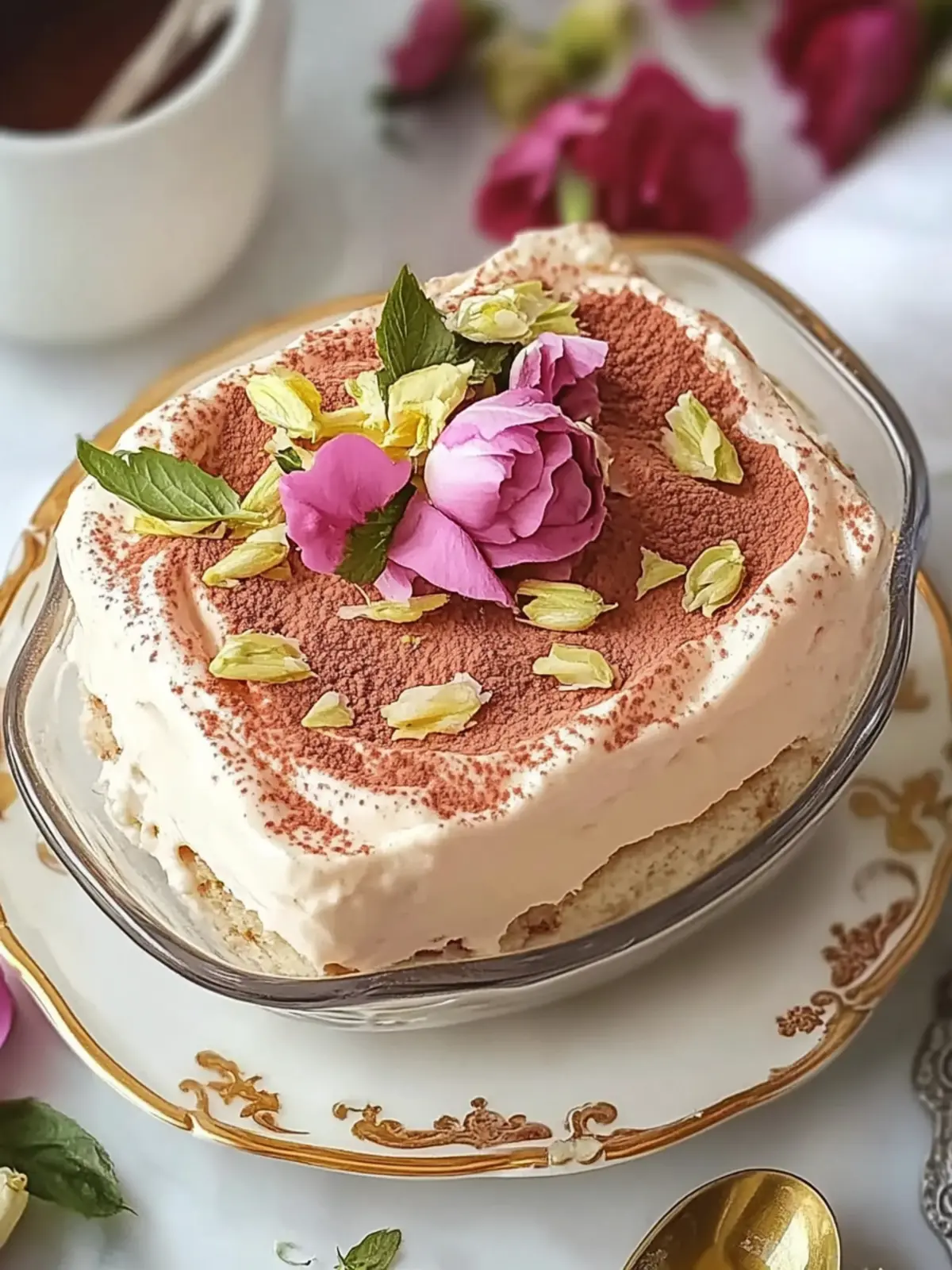 Rosen-Tiramisu: Himmlisches Rezept für schokoladige Verwöhnung 2 Rosen-Tiramisu