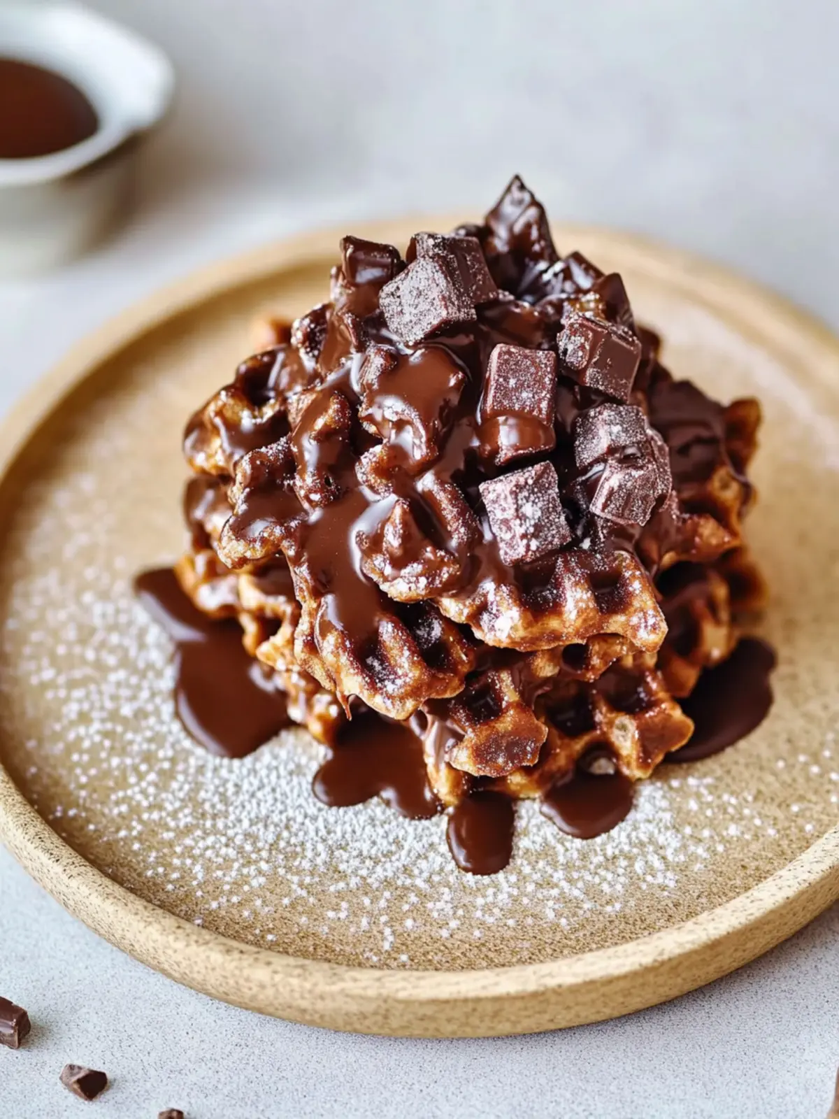 Reiswaffeln mit Schokolade: Schneller Genuss in 5 Minuten 2 Reiswaffeln mit Schokolade