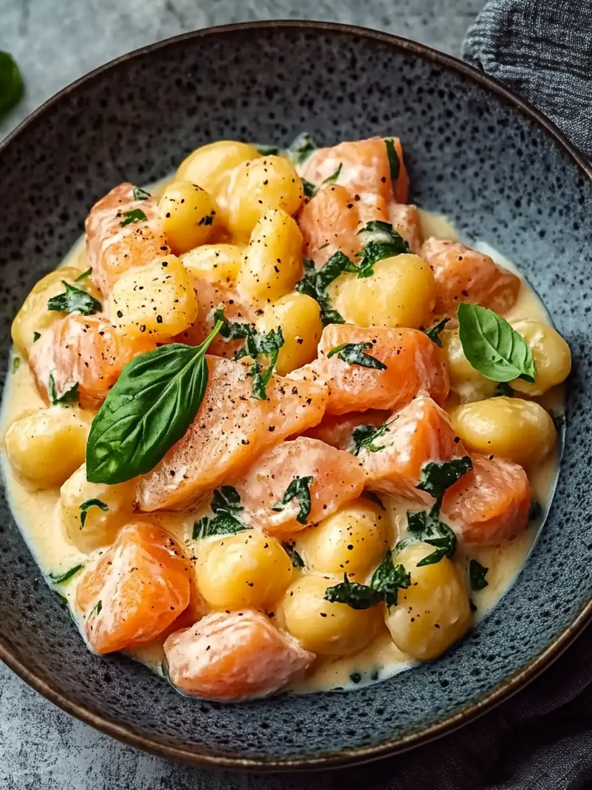 Cremige Lachs-Gnocchi in 25 Minuten – Schnell und Köstlich 2 Cremige Lachs-Gnocchi