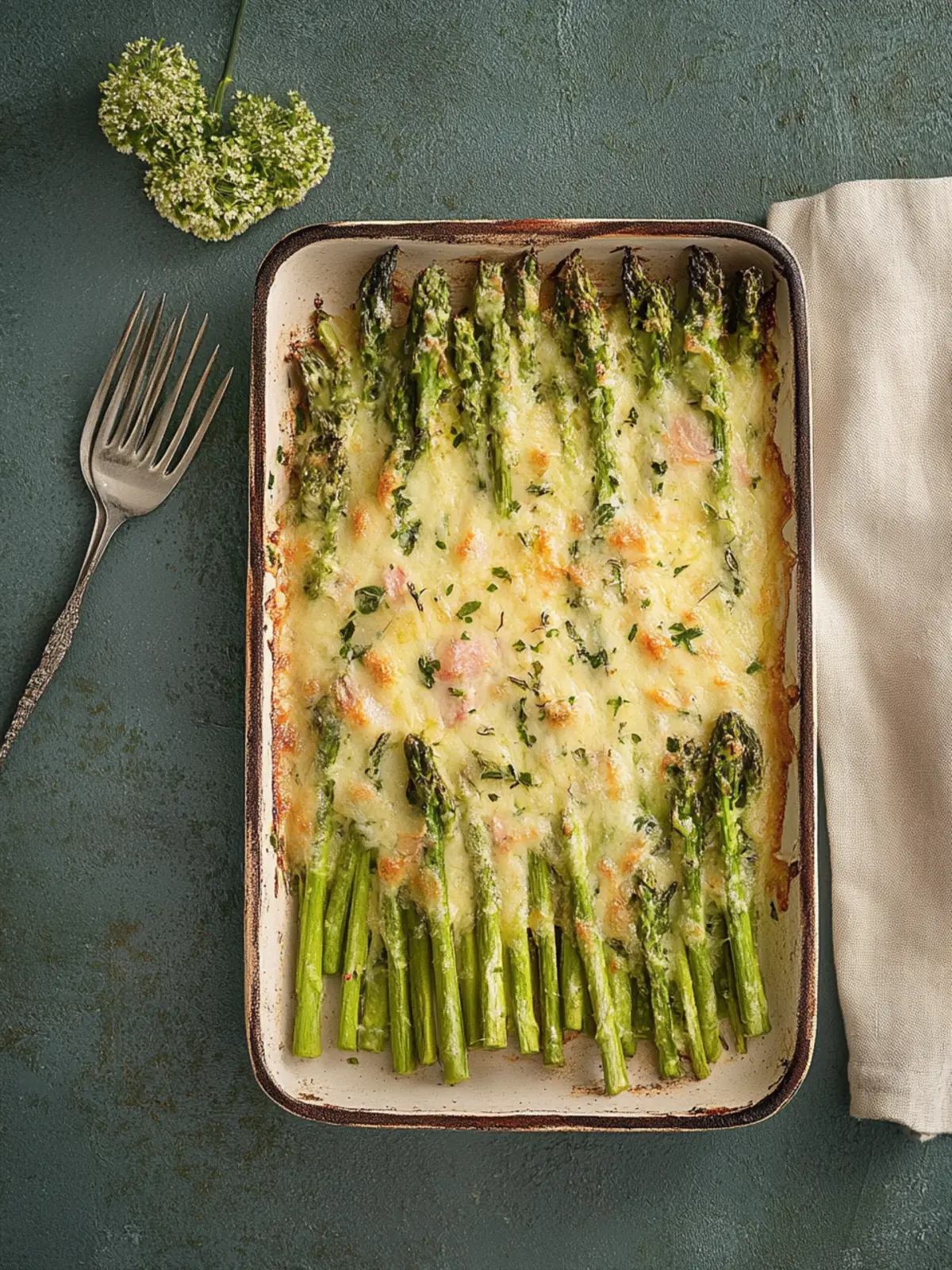 Spargelauflauf: Cremige Gaumenfreude für die ganze Familie 4 Spargelauflauf
