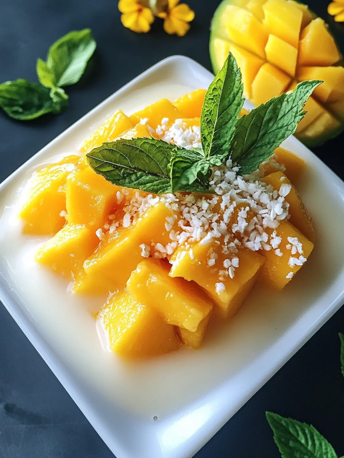 Mango Klebriger Reis: Ein cremiger Genuss für jedes Fest! 5 Mango Klebriger Reis