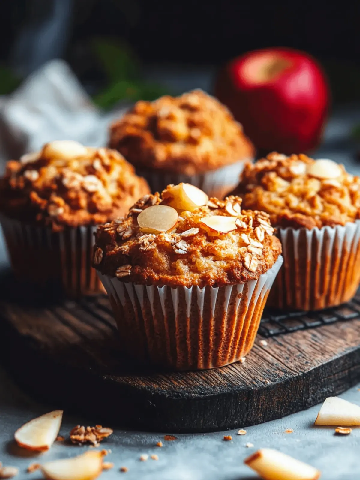 Vegane Apfel-Karotten-Muffins für den perfekten Snack genuss 4 Vegane Apfel-Karotten-Muffins