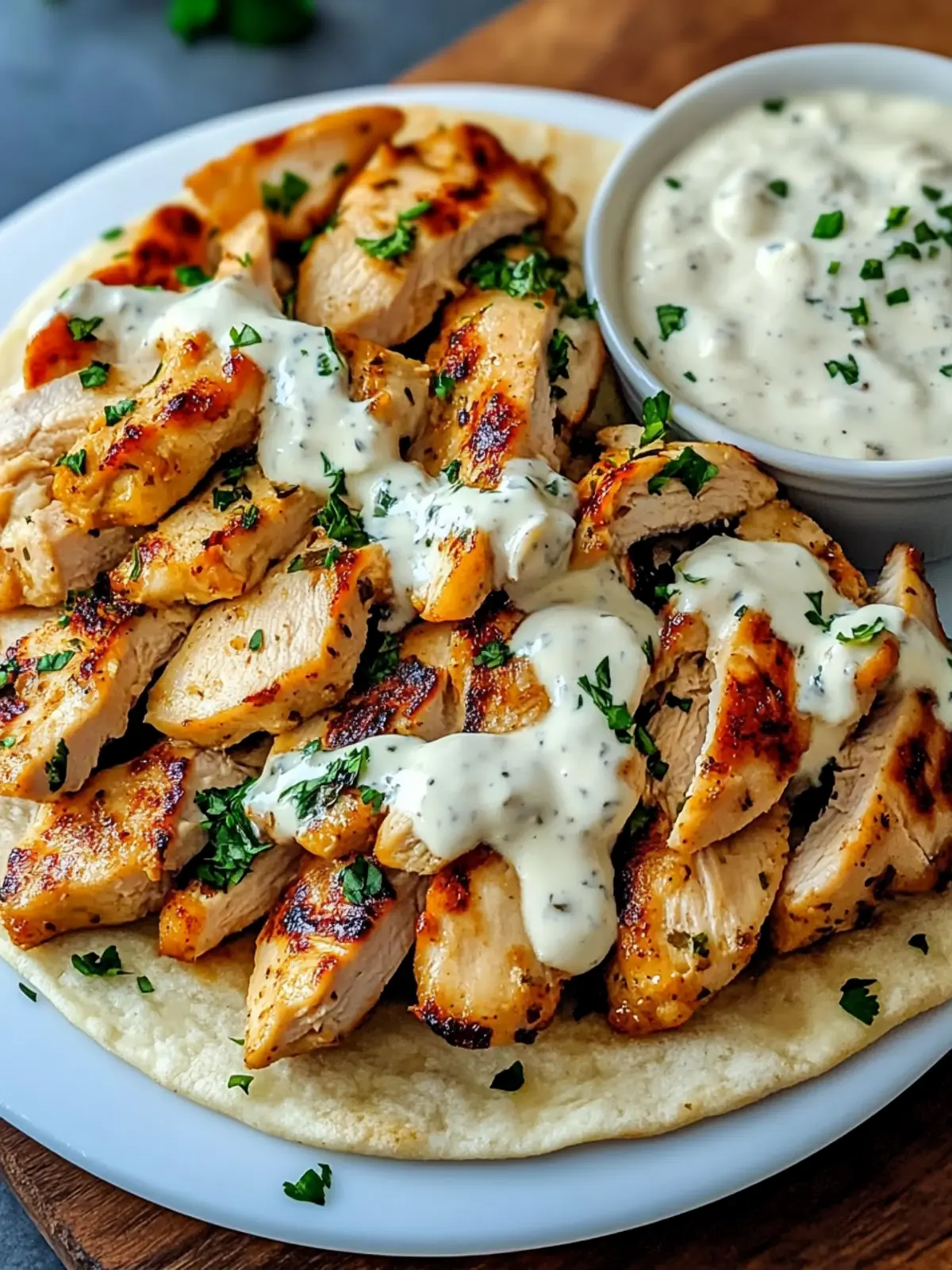 Einfache Hähnchen-Gyros in cremiger Sauerrahmsauce lieben! 5 Simple chicken gyros in creamy sour cream sauce