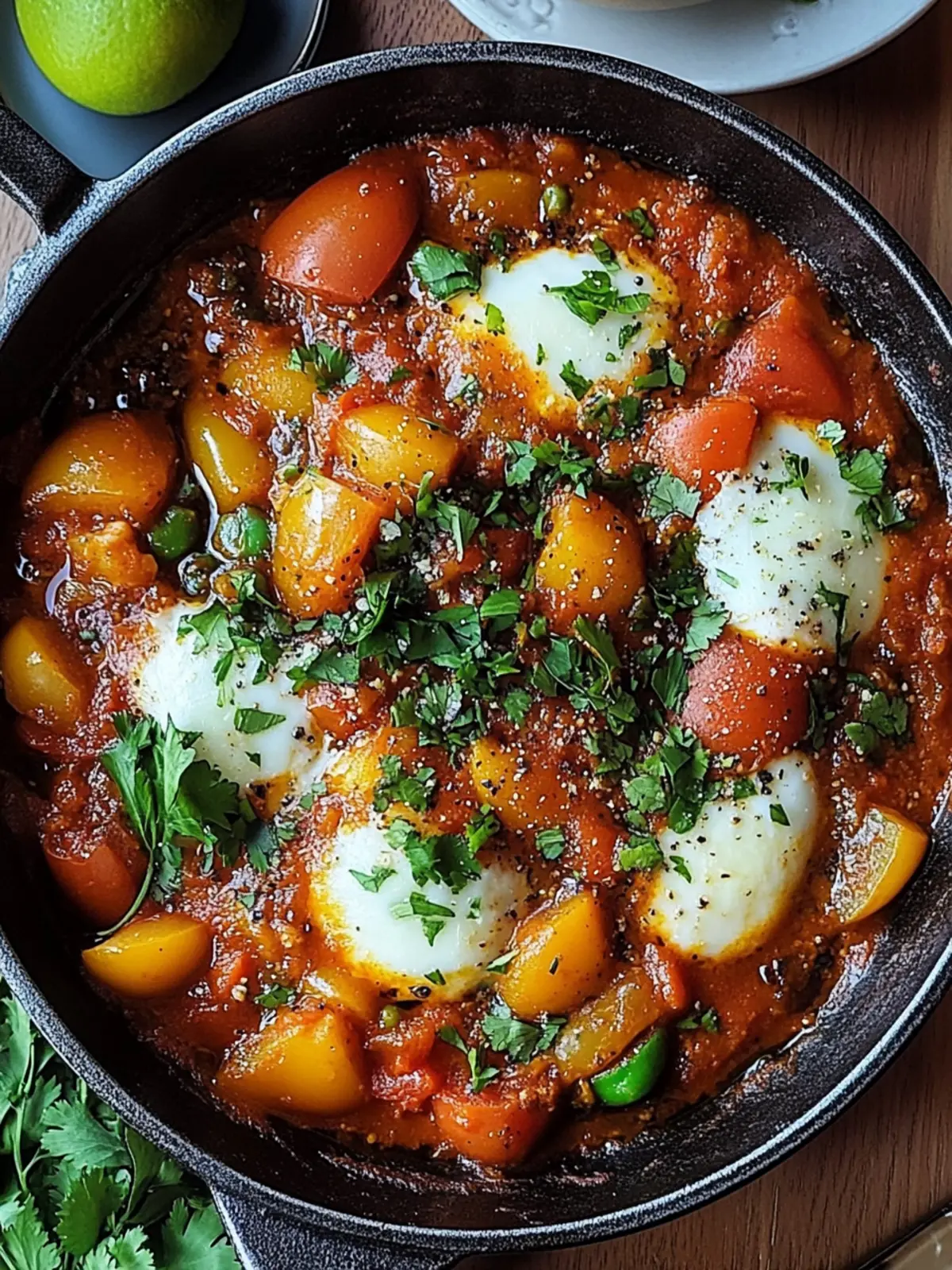 Marokkanische Shakshuka: Würzige Freude in jedem Bissen 2 Marokkanische Shakshuka
