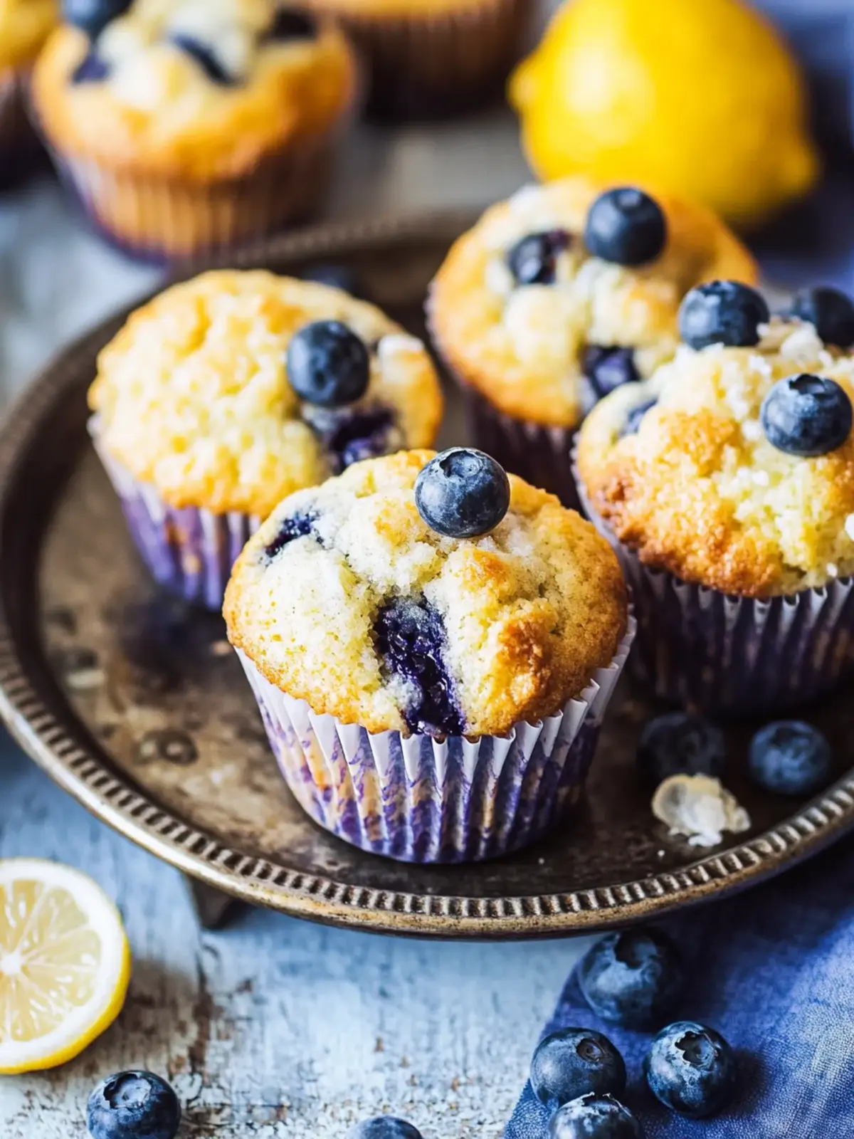 Heidelbeer-Zitronen-Mohn-Muffins für ein perfektes Frühstück 3 Heidelbeer-Zitronen-Mohn-Muffins