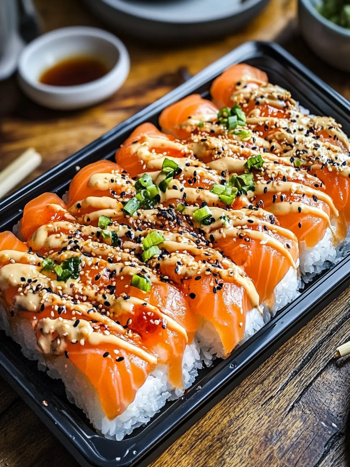 Lachs Sushi Auflauf – Schnelles Abendessen für die ganze Familie 2 Lachs Sushi Auflauf