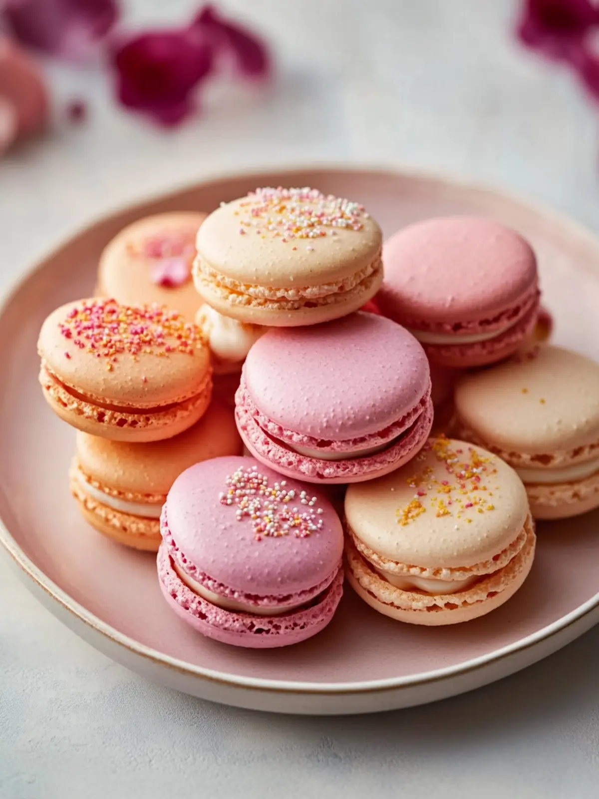 Herzförmige Macarons: Süße Liebe für jedes Fest 3 Herzförmige Macarons