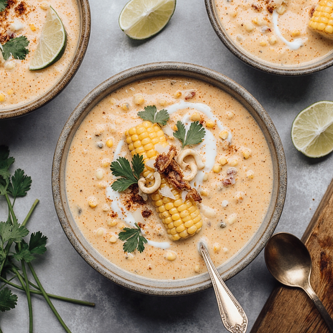 Wärmende Mexikanische Straßen-Mais-Suppe für jeden Anlass 4 Wärmende Mexikanische Straßen-Mais-Suppe für jeden Anlass