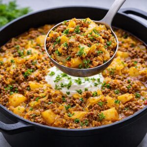 Wirsing-Eintopf mit Hackfleisch und Kartoffeln – Herzhaft genießen 2 Wirsing-Eintopf mit Hackfleisch und Kartoffeln – Herzhaft genießen