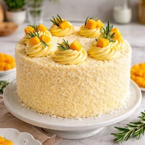 Veganer Mango-Kokos-Kuchen: Tropischer Genuss für jeden Anlass 2 Veganer Mango-Kokos-Kuchen: Tropischer Genuss für jeden Anlass